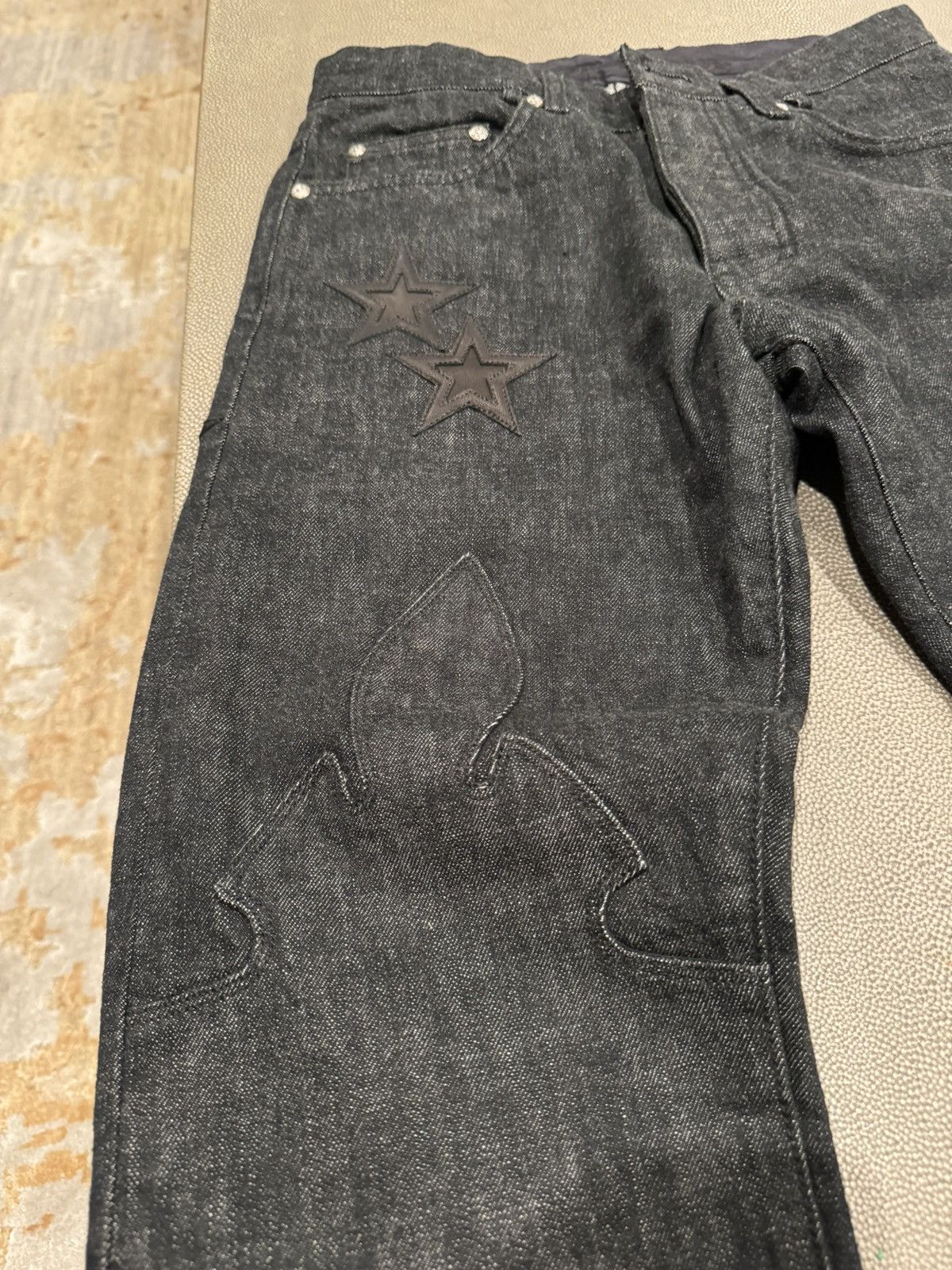 Chrome Hearts Chrome Hearts Star Patch Denim Jeans Size US 30 / EU 46 - 2 Thumbnail