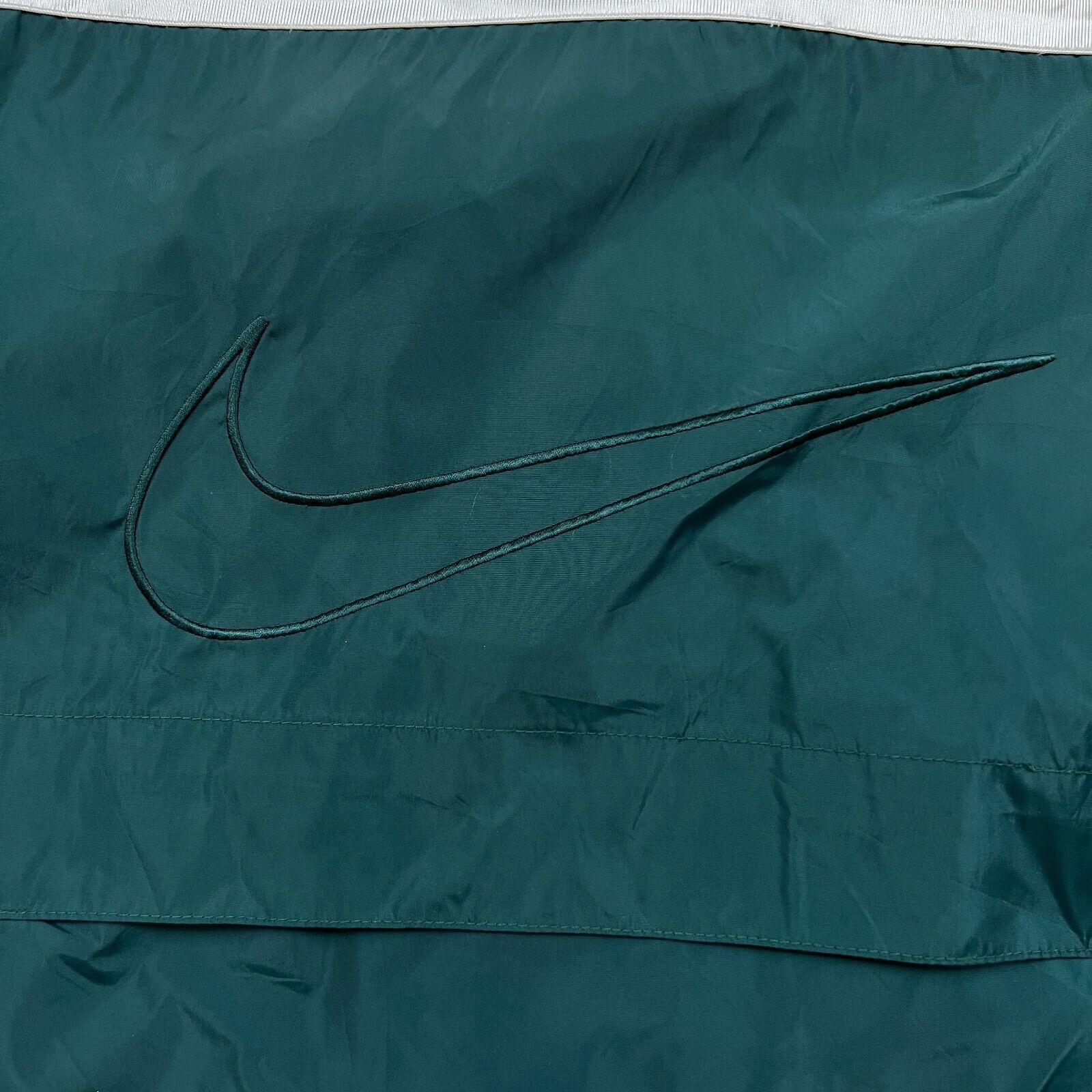 Nike × Vintage VTG 90s Nike Jacket XL Swoosh Full Zip Windbreaker Outdoor Size US XL / EU 56 / 4 - 5 Thumbnail