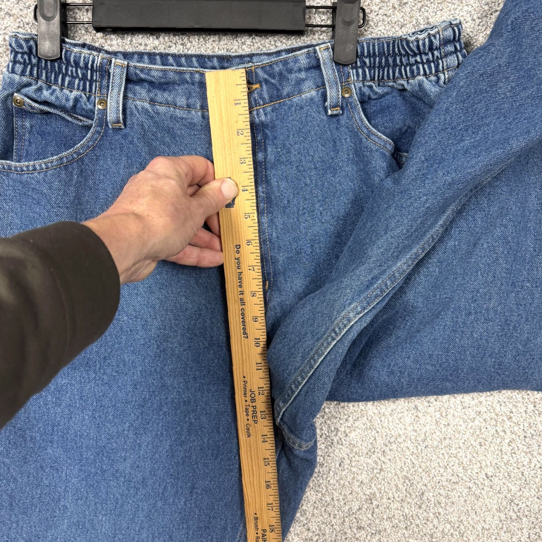 Vintage VINTAGE LL Bean Jeans Womens 16R 32x29 High Rise Relaxed Tapered 100% Cotton Blue Denim Pants Size 38" / US 16 / IT 52 - 5 Thumbnail