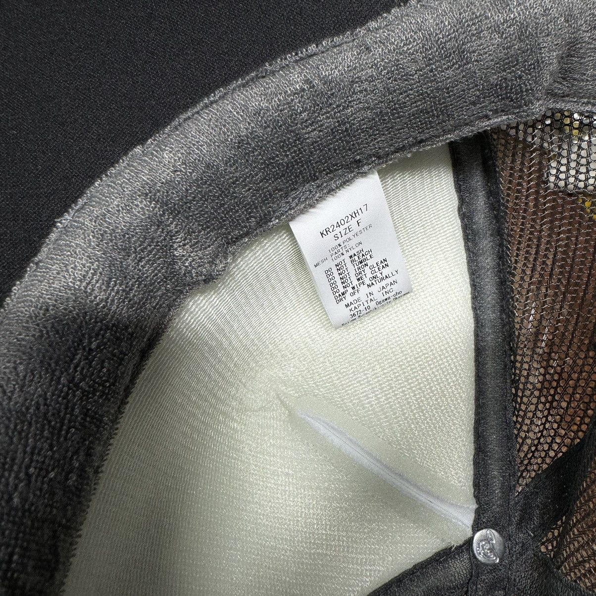 Kapital × Kapital Kountry KAPITAL WORKING CLASS HERO TRUCKER HAT GREY/WHITE/BLACK Size ONE SIZE - 4 Thumbnail