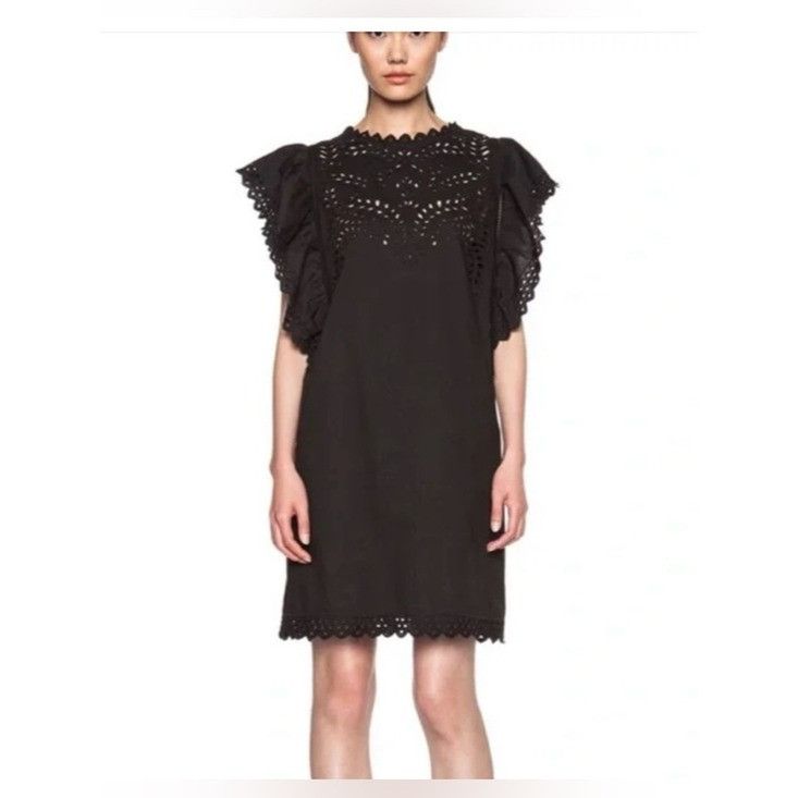 Isabel Marant Etoile Isabel Marant Etoile Scarla Eyelet Broderie Anglaise Dress 8 Size M / US 6-8 / IT 42-44 - 1 Thumbnail