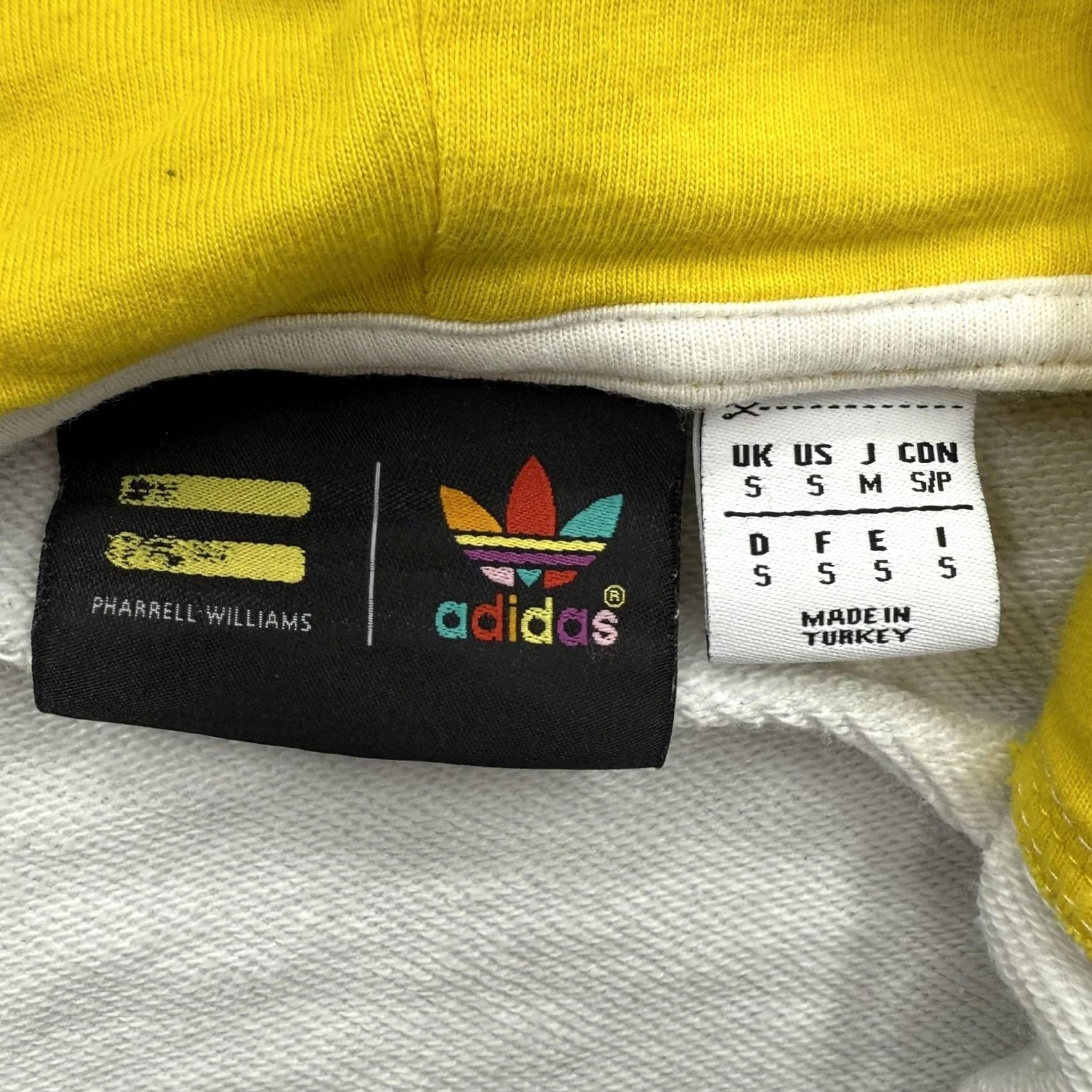Adidas Adidas Hu Hoodie Mens Small White 1/4 Zip Graphic Print BREATHE THOUGHTS Rainbow Pocket Logo Size US S / EU 44-46 / 1 - 3 Thumbnail