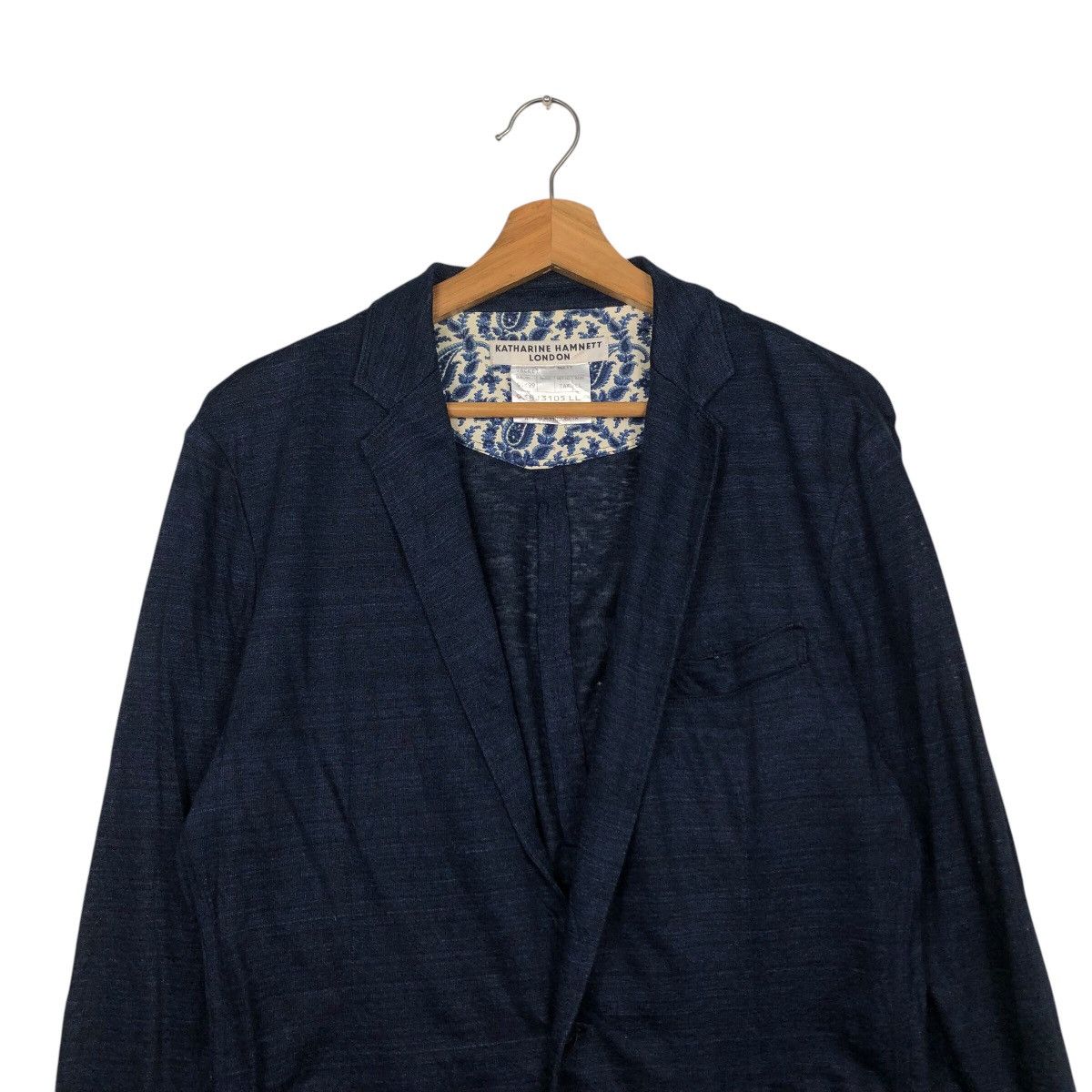 Japanese Brand 📌Vintage Chore Work Jacket Blanket Katharine Hamnett London Size US L / EU 52-54 / 3 - 3 Thumbnail