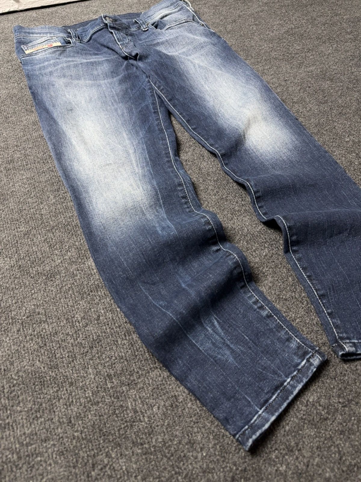 Diesel Luxury 00s Y2K Diesel Grupee-Ankle Super Slim Skinny Jeans Size 30" / US 8 / IT 44 - 2 Thumbnail