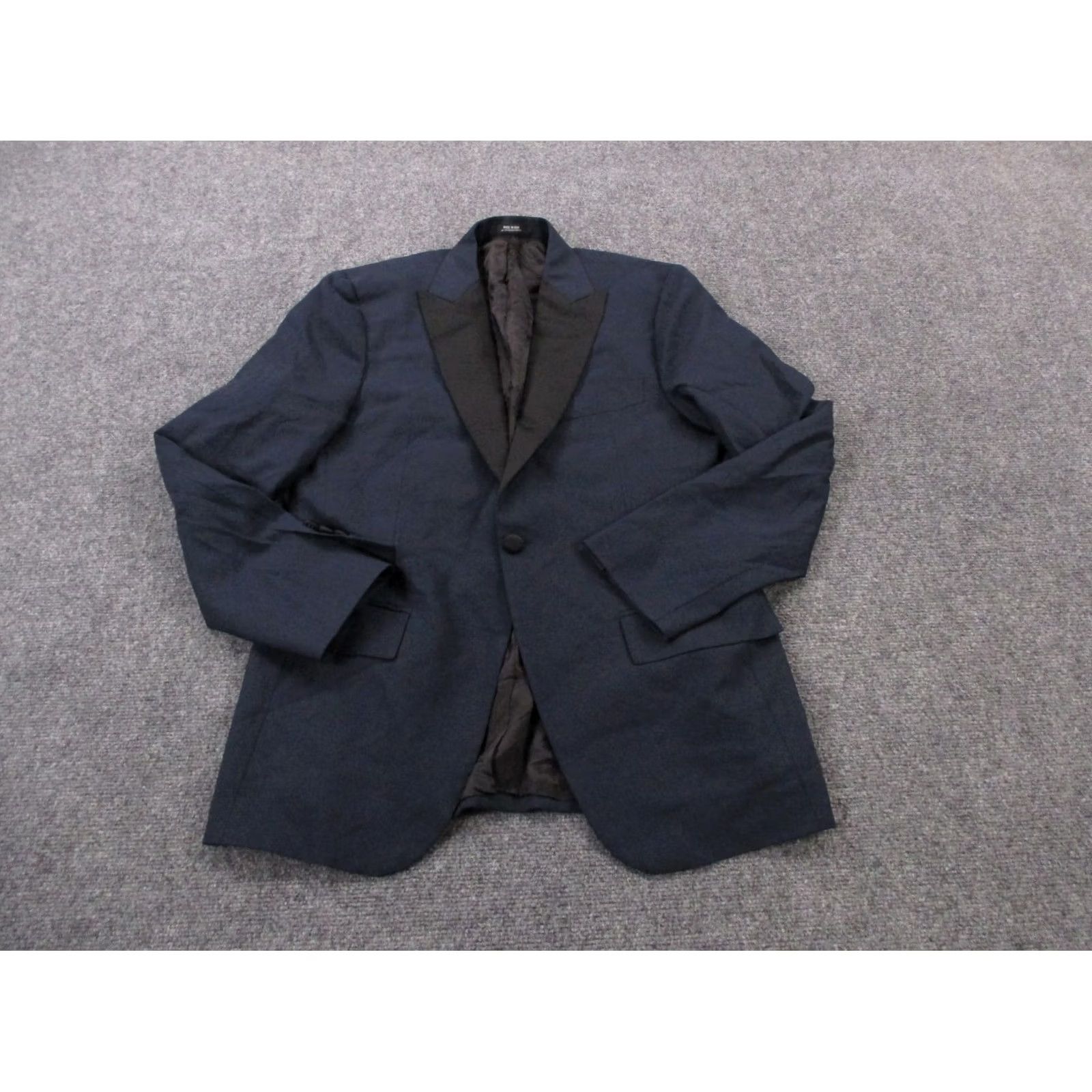 Todd Snyder Todd Snyder Blazer Jacket Mens 38S Blue Black Sutton Fit Tuxedo Sports Coat USA Size 38R - 2 Thumbnail