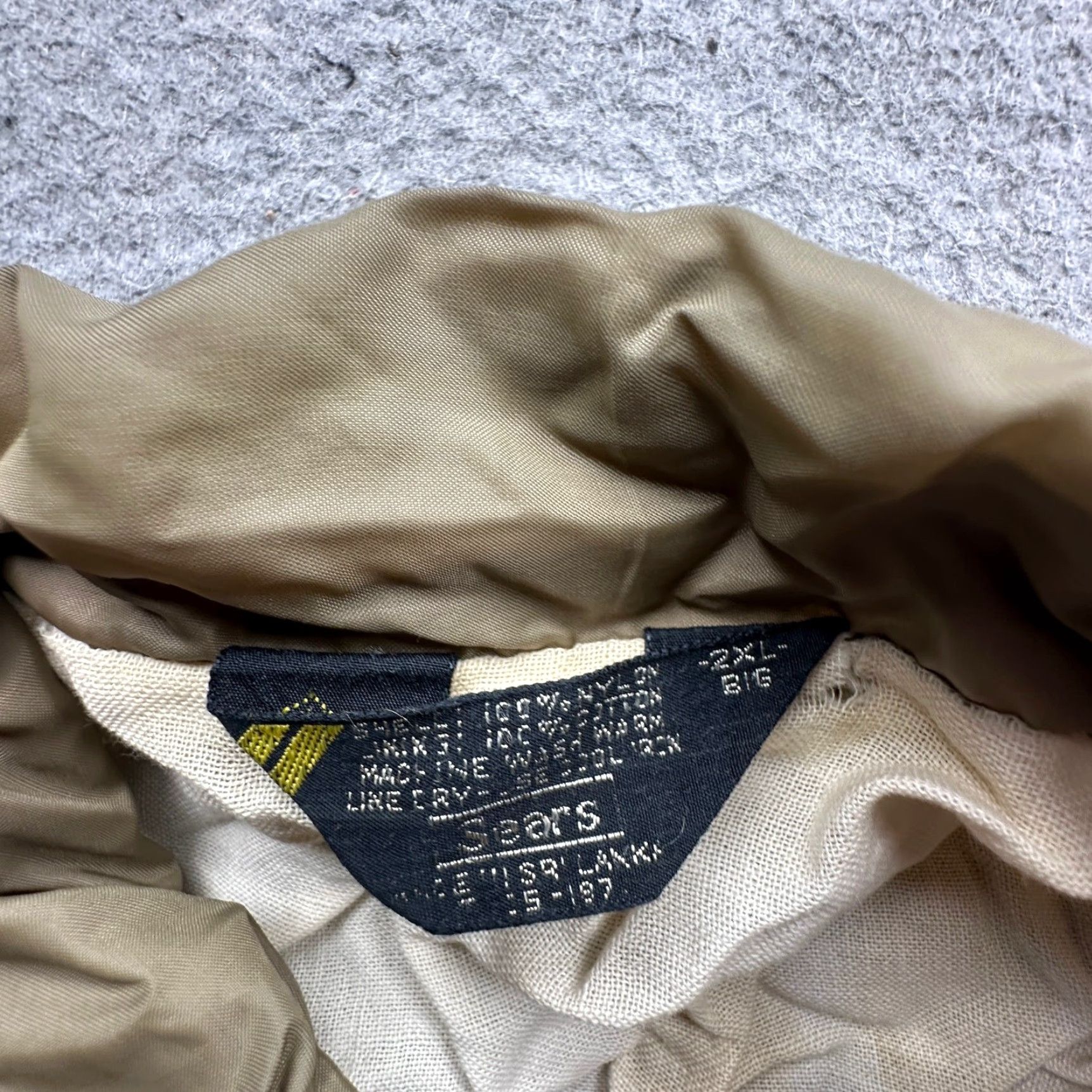 Sears VINTAGE Sears Coaches Jacket Snap Button Lined Windbreaker Men 2XL Brown Lined 70s 80s Size US XXL / EU 58 / 5 - 3 Thumbnail
