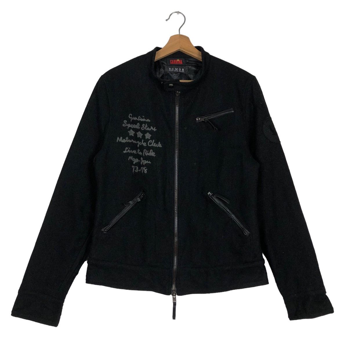 Hysteric Glamour 🔥90’s Vintage Biker Jacket Garhina Japan Punk Design Size US L / EU 52-54 / 3 - 1 Thumbnail