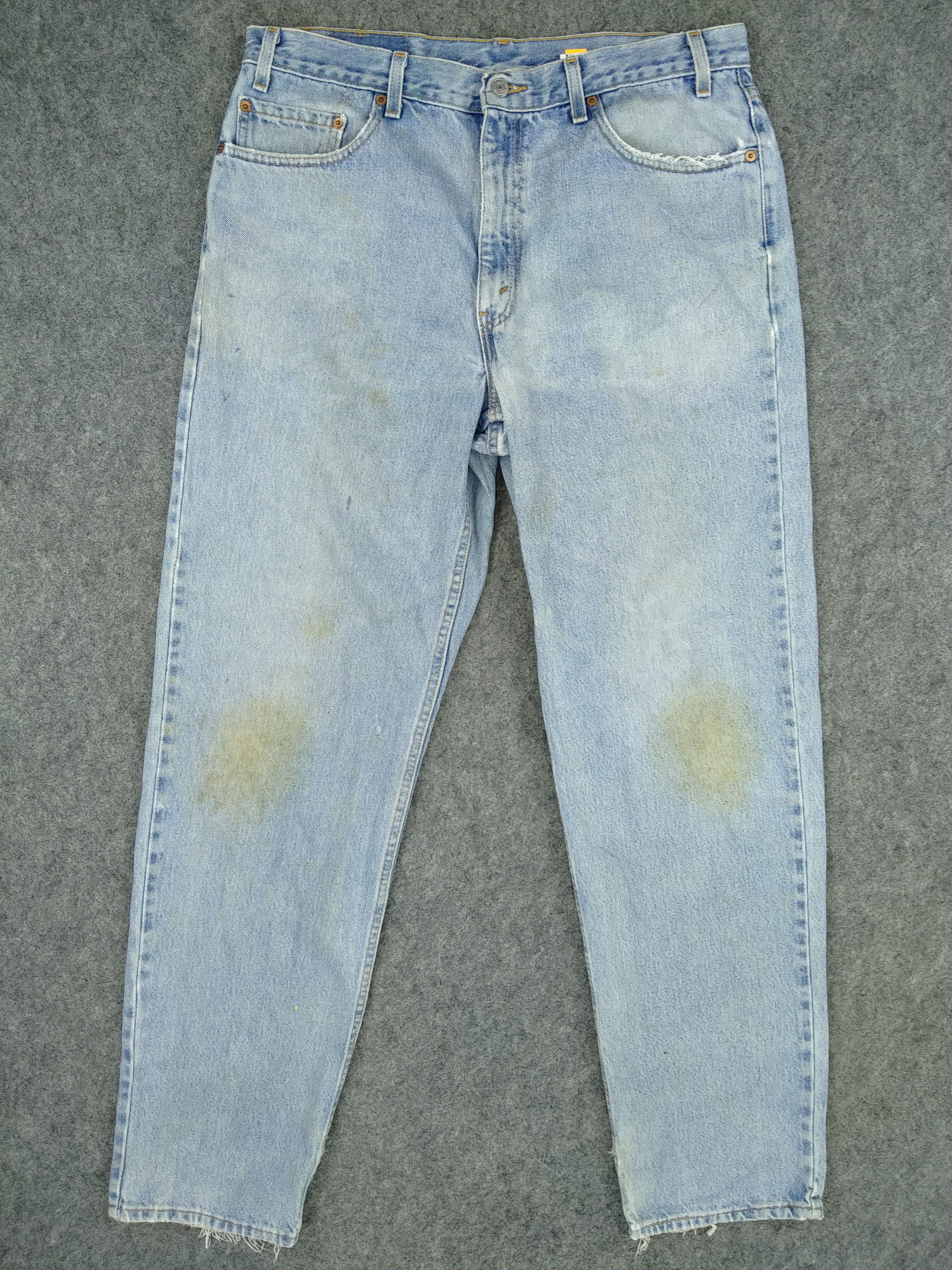 Japanese Brand Light Blue Vintage Levi's 550 USA Denim 36x33.5 -JN560 Size US 36 / EU 52 - 1 Thumbnail