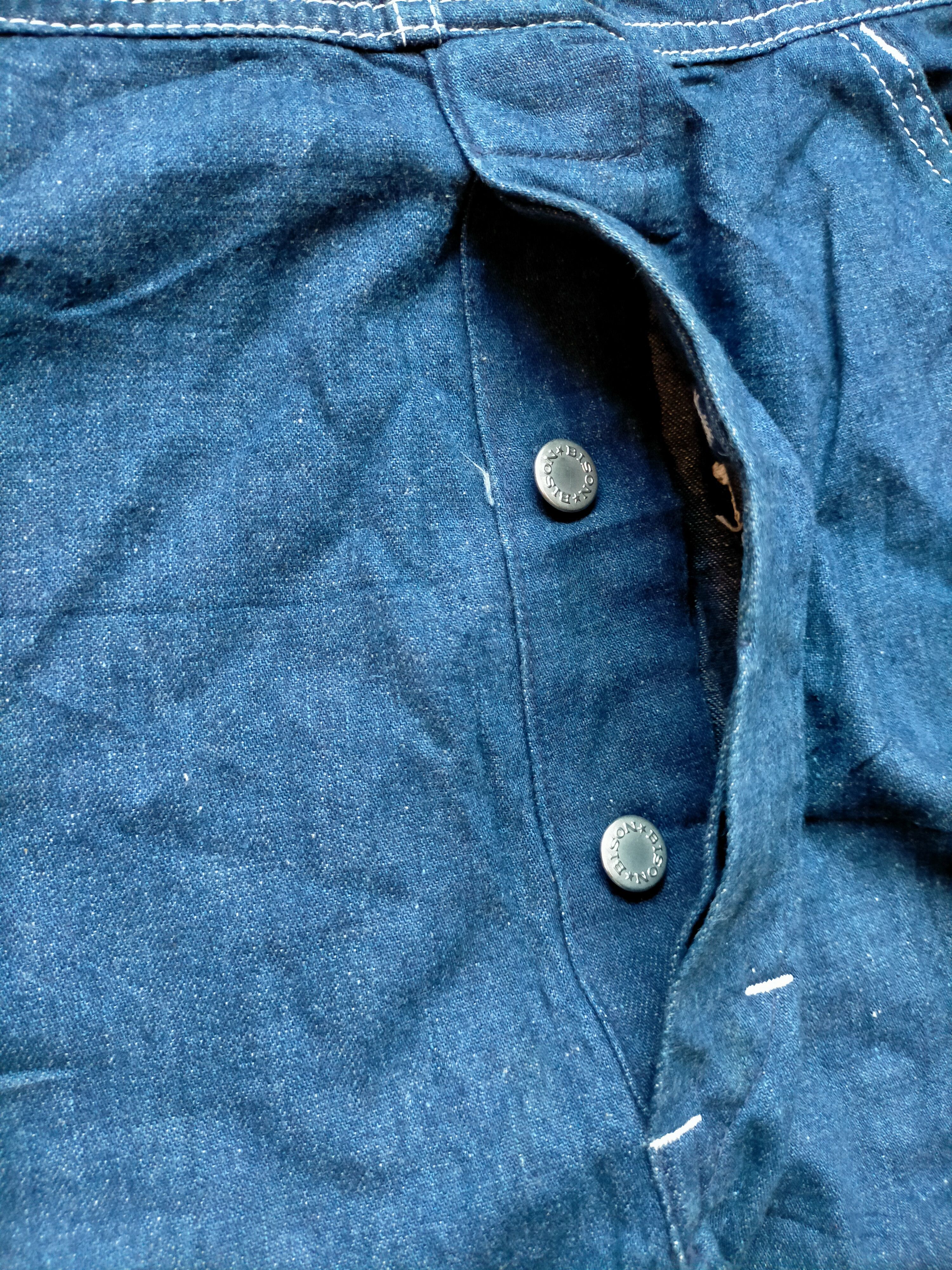 Vintage Vintage 80s Overalls Bison Carpenter Worker Jeans Size US 34 / EU 50 - 11 Thumbnail