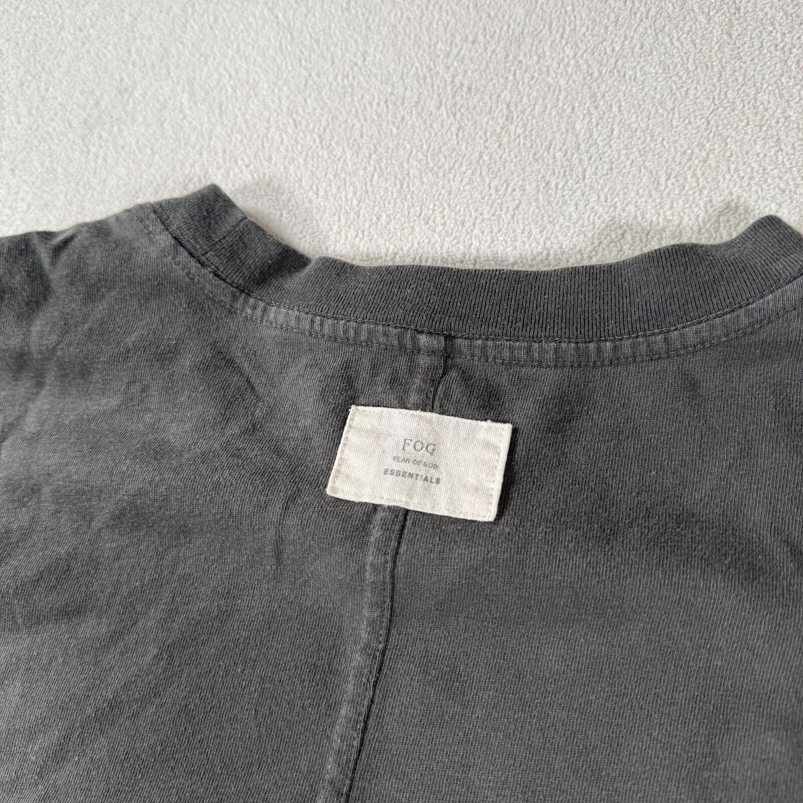 Fear of God Fear Of God Fog Essentials 2016 Scooped Blank Tee Size US M / EU 48-50 / 2 - 2 Thumbnail