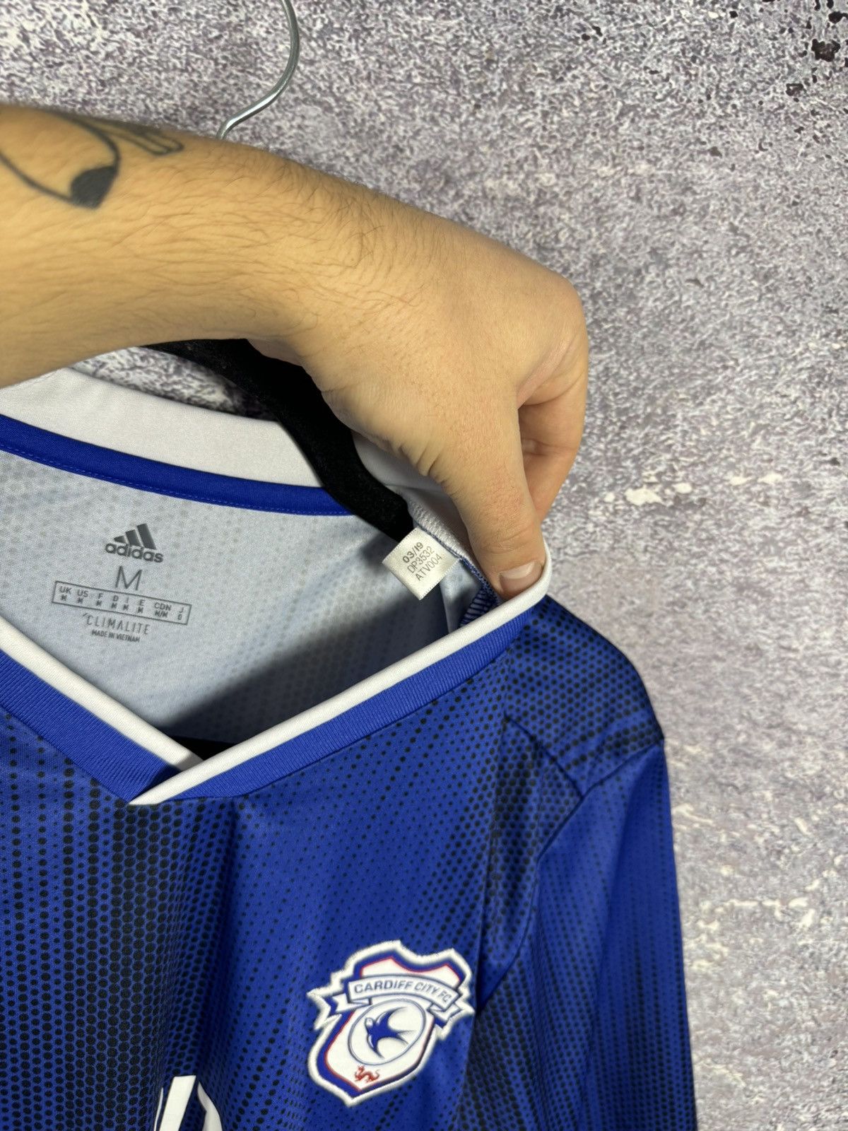 Adidas Vintage Cardiff City 2019/20 Adidas Soccer Jersey Blokcore Size US M / EU 48-50 / 2 - 10 Thumbnail