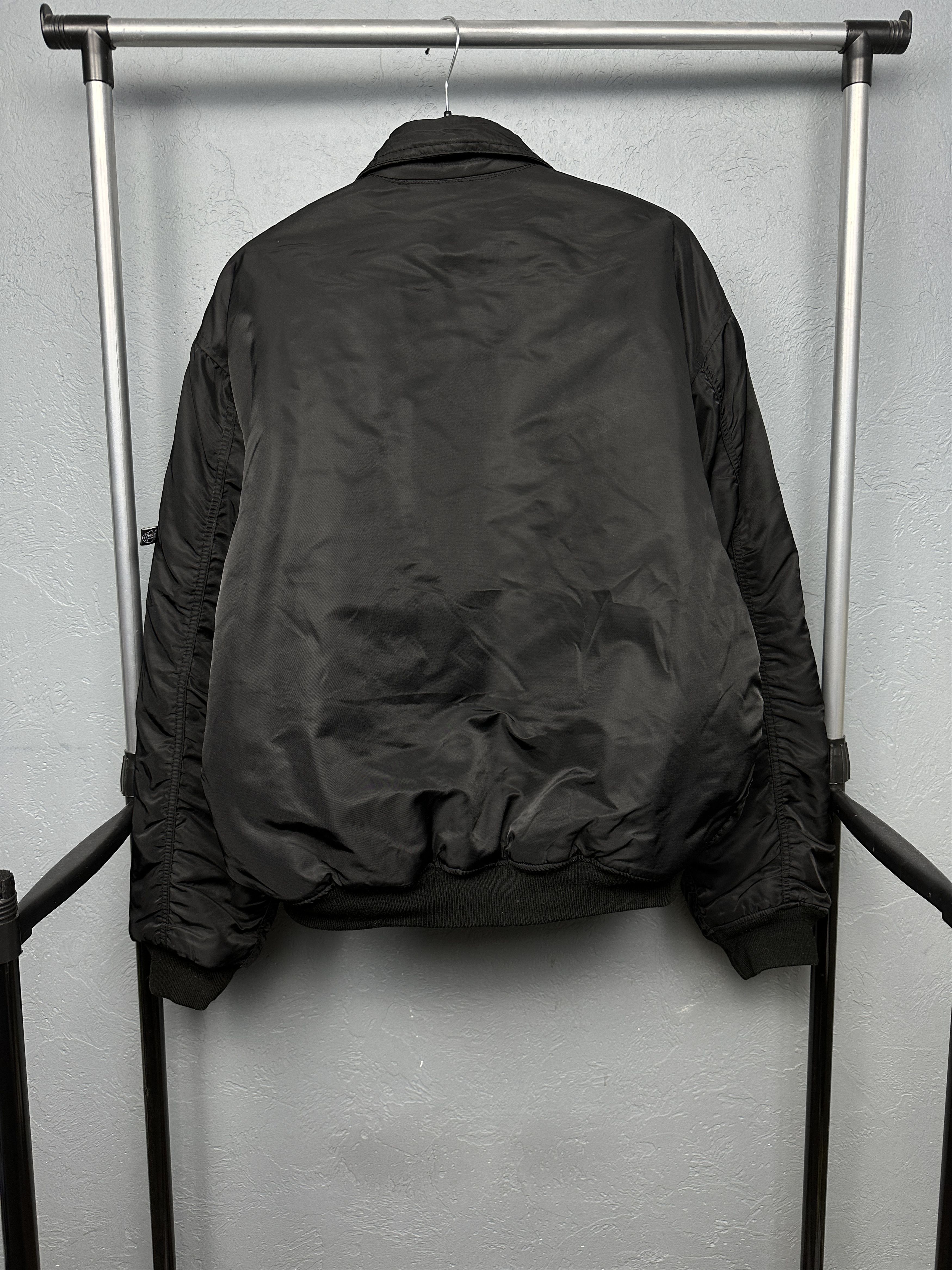 Vintage MFH MA1 Pilot Nylon Bomber Air Force Jacket Vintage Size US L / EU 52-54 / 3 - 8 Thumbnail