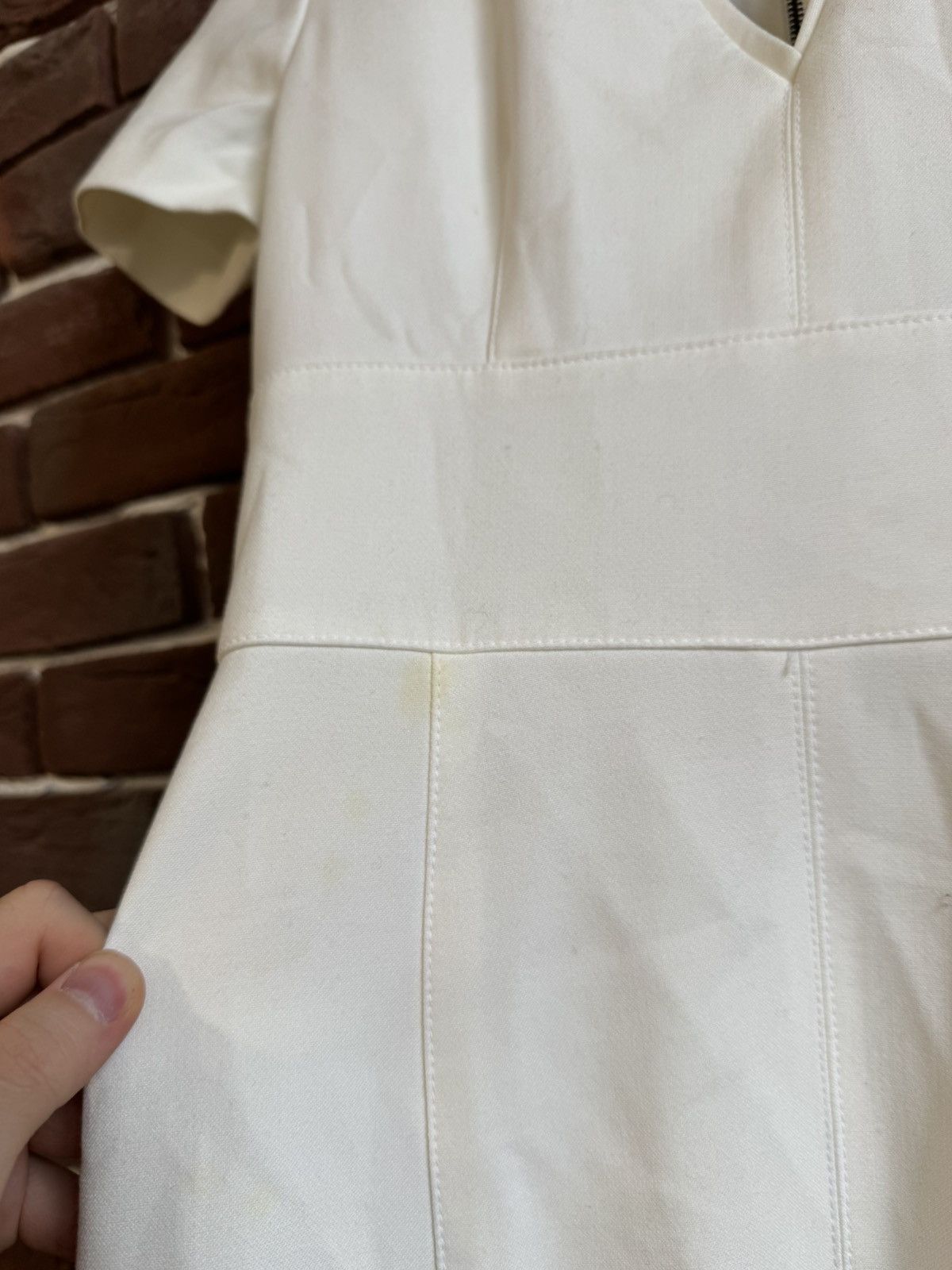 Burberry Vintage Y2K Burberry Luxury Dress Designer 36IT White Size XS / US 0-2 / IT 36-38 - 3 Thumbnail