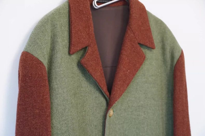 Yohji Yamamoto Yohji Yamamoto 90AW color patchwork wool coat-2505 Size US M / EU 48-50 / 2 - 3 Thumbnail