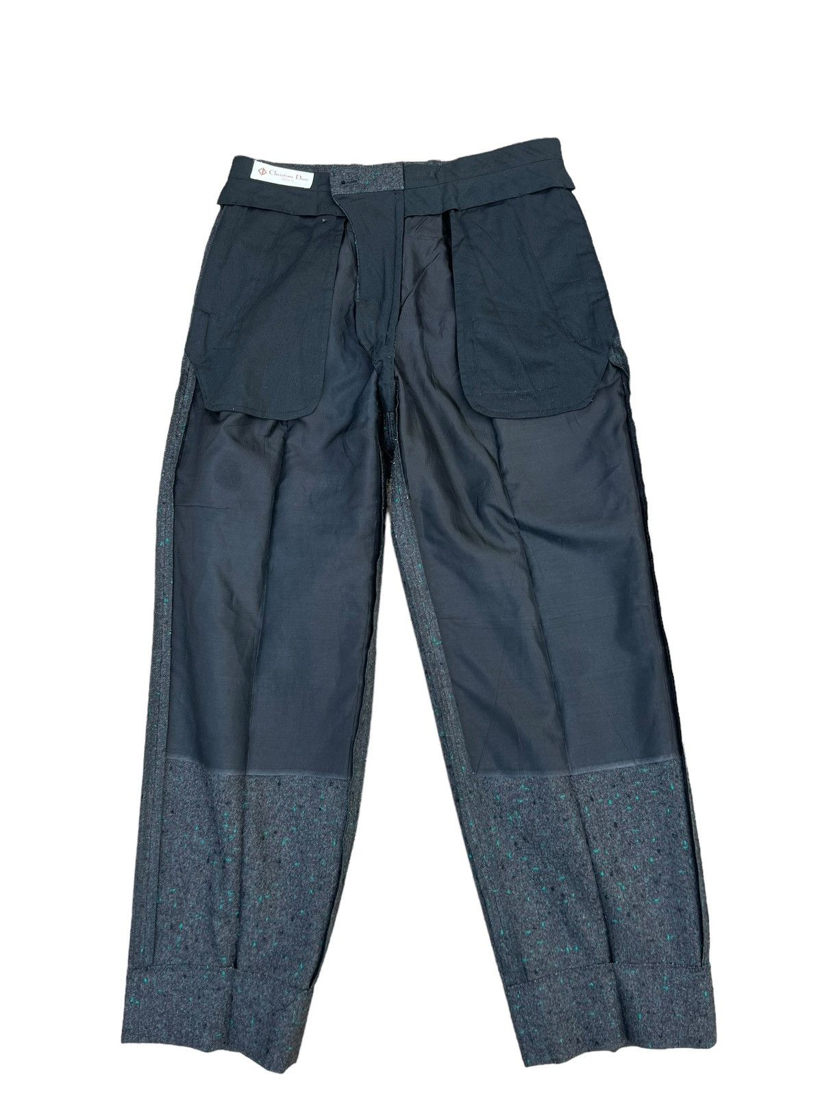 Christian Dior Monsieur Vintage 90s Christian Dior Sports Wool Trouser Pant Size US 31 - 17 Thumbnail