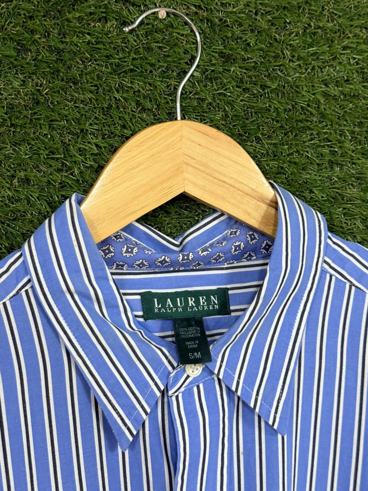 Lauren Ralph Lauren Lauren Ralph Lauren Green Label Monogram Pocket Shirt Dress Size ONE SIZE - 3 Thumbnail