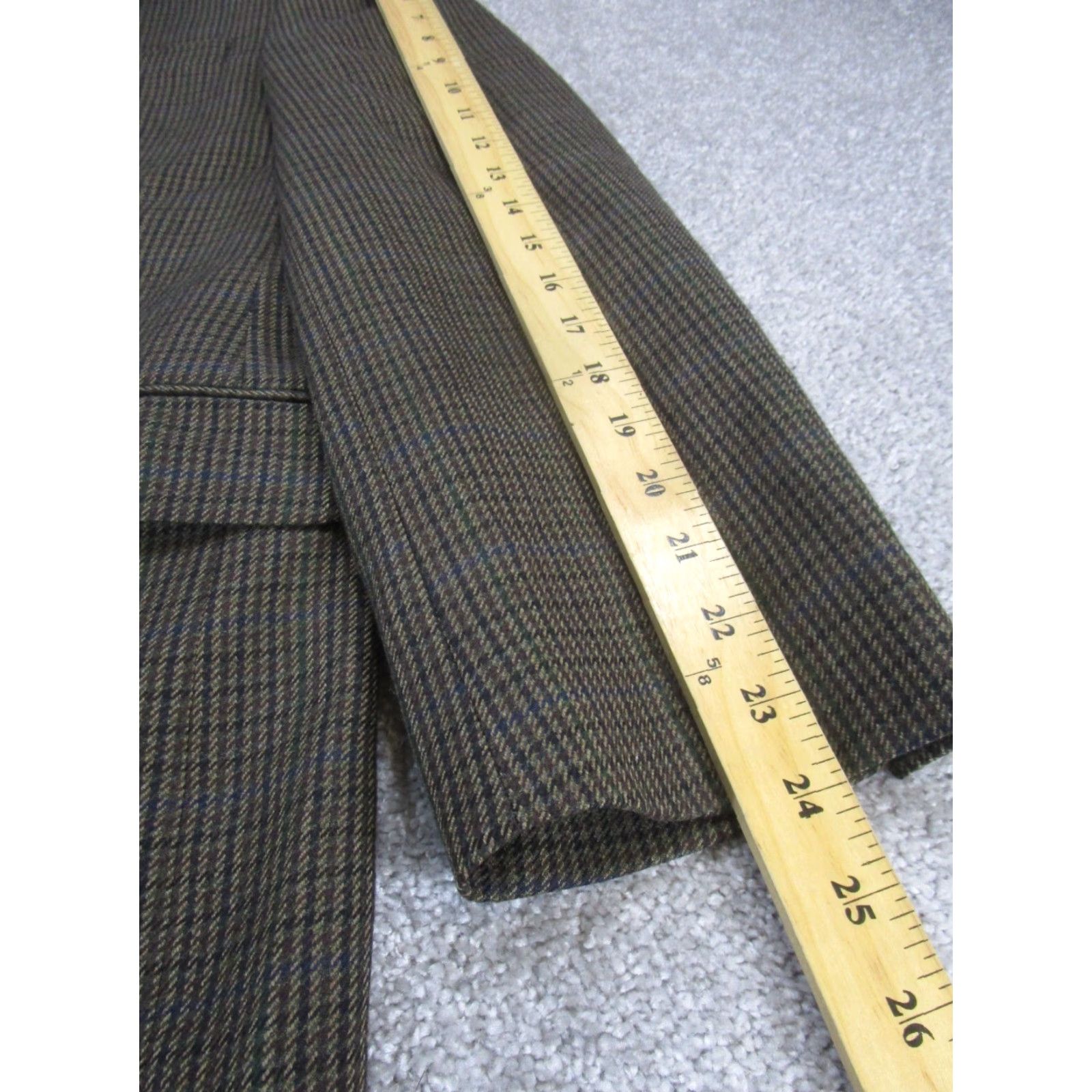 Ralph Lauren Lauren Ralph Lauren Blazer Mens 42 Brown Wool Single Tear Size 42R - 7 Thumbnail