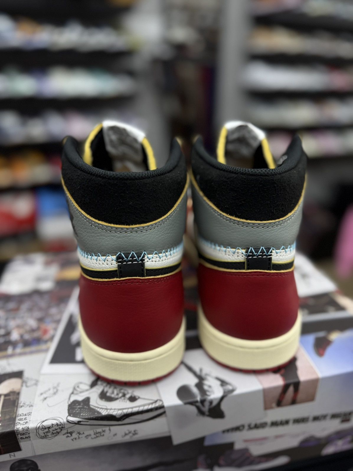 Jordan Brand × Nike Nike Jordan 1 Union (HV8563-600) Size 11.5 (NEW) Size US 11.5 / EU 44-45 - 11 Thumbnail