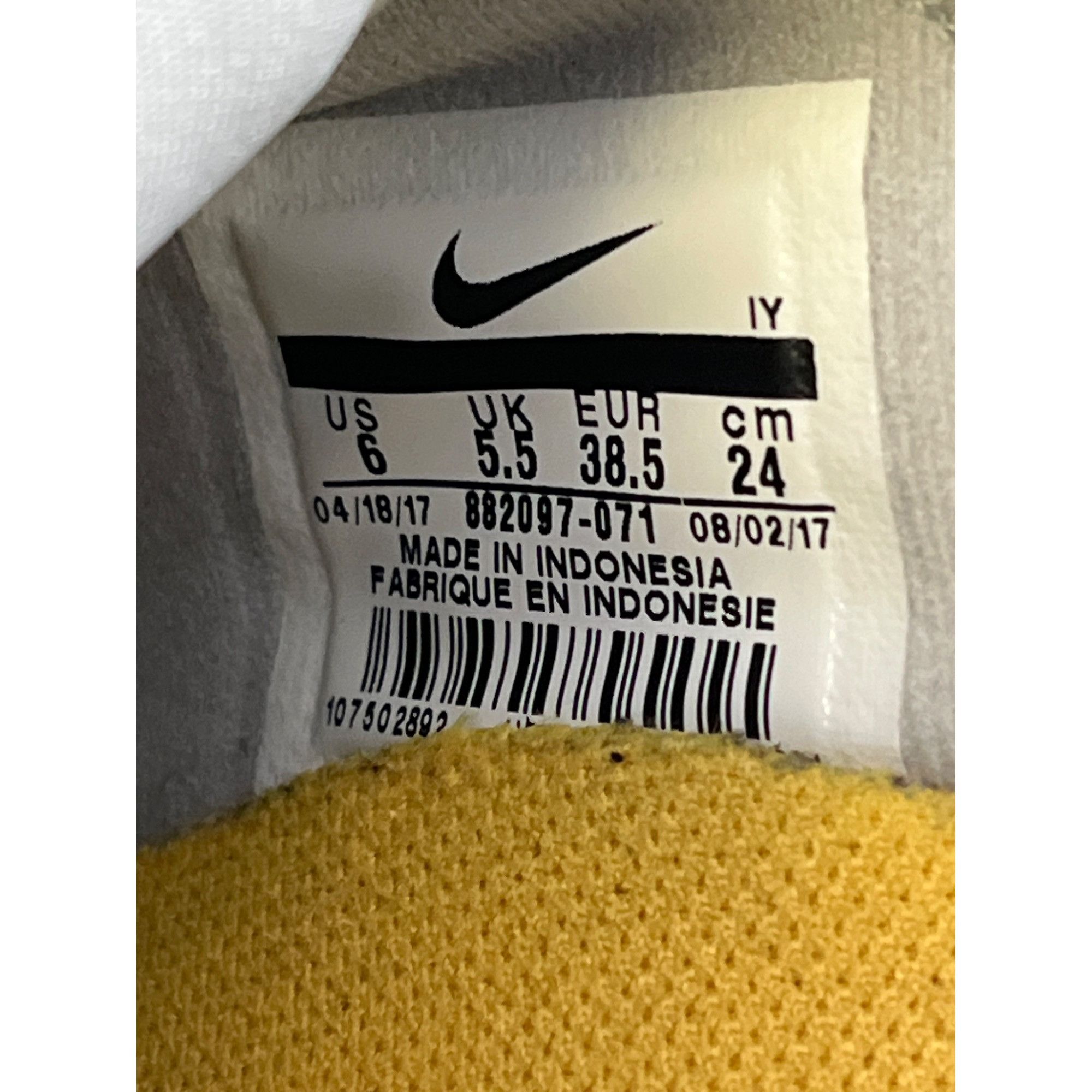 Nike Nike SB Air Max Bruin Mens Grey Running Sneakers Size 6 SKU Size US 6 / EU 39 - 7 Thumbnail