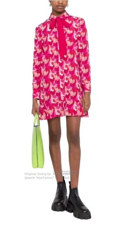 Valentino Valentino Love print dress Size S / US 4 / IT 40 - 1 Thumbnail