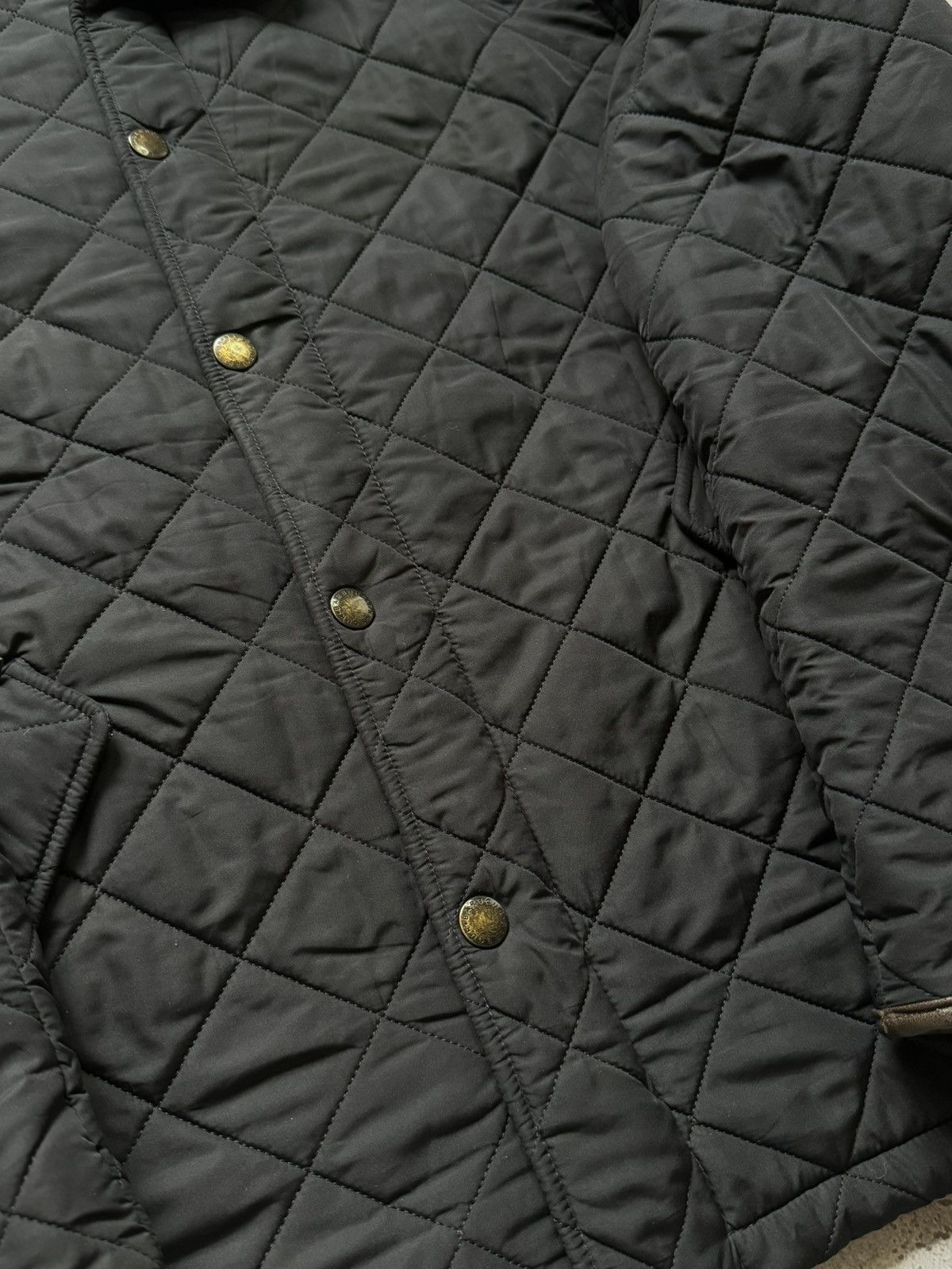 Barbour Barbour Powell Quilt Black Jacket Men’s Medium Size US XXL / EU 58 / 5 - 8 Thumbnail