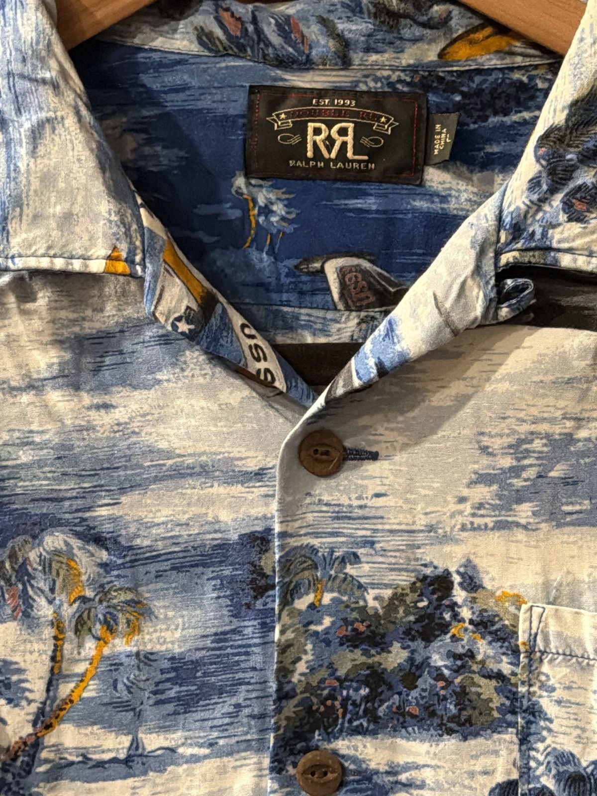 RRL Ralph Lauren RRL Aloha Shirt Size US L / EU 52-54 / 3 - 3 Thumbnail