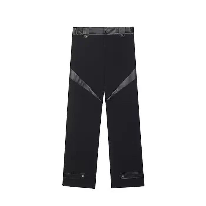 Japanese Brand × Vintage Black Patchwork Pants Size US 32 / EU 48 - 4 Thumbnail