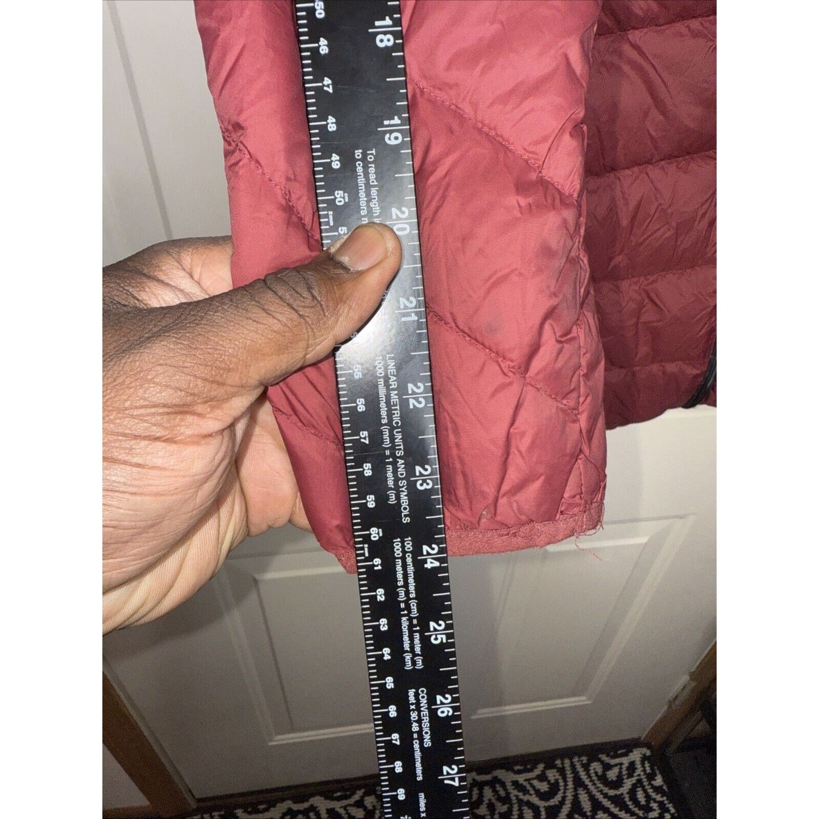London Fog London Fog Parka Puffer Jacket Women’s XL Maroon Packable Size XL / US 12-14 / IT 48-50 - 12 Thumbnail