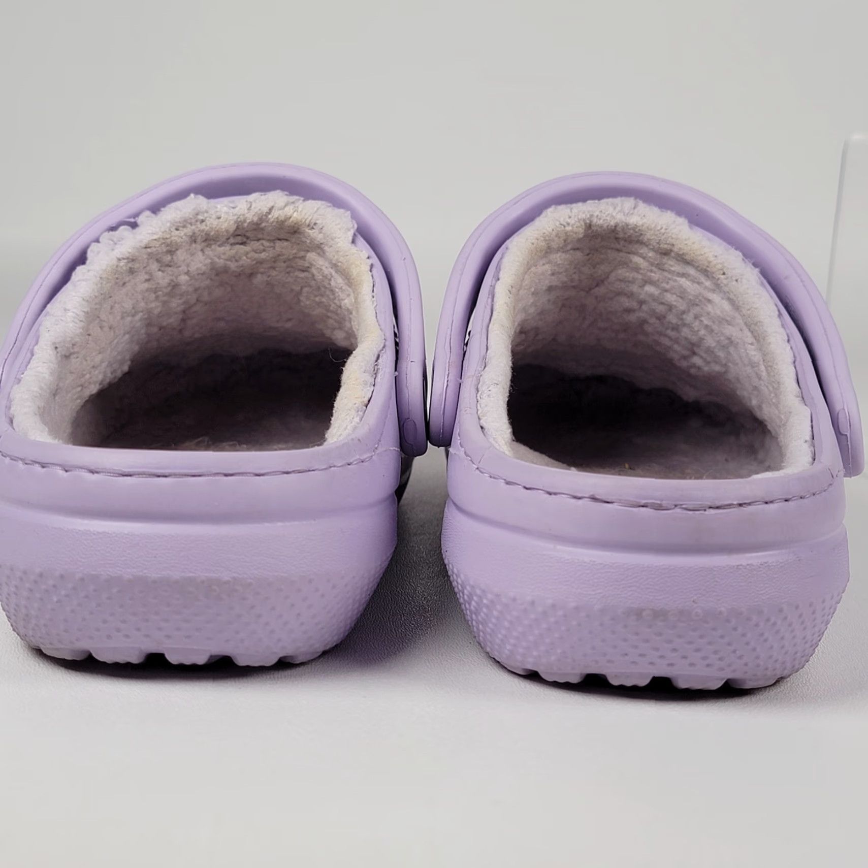 Crocs VINTAGE Crocs Clogs Fleece Lined Purple Slip-On Unisex Adults 8-10 Mens Womens 8 10? Size M / US 6-8 / IT 42-44 - 5 Thumbnail