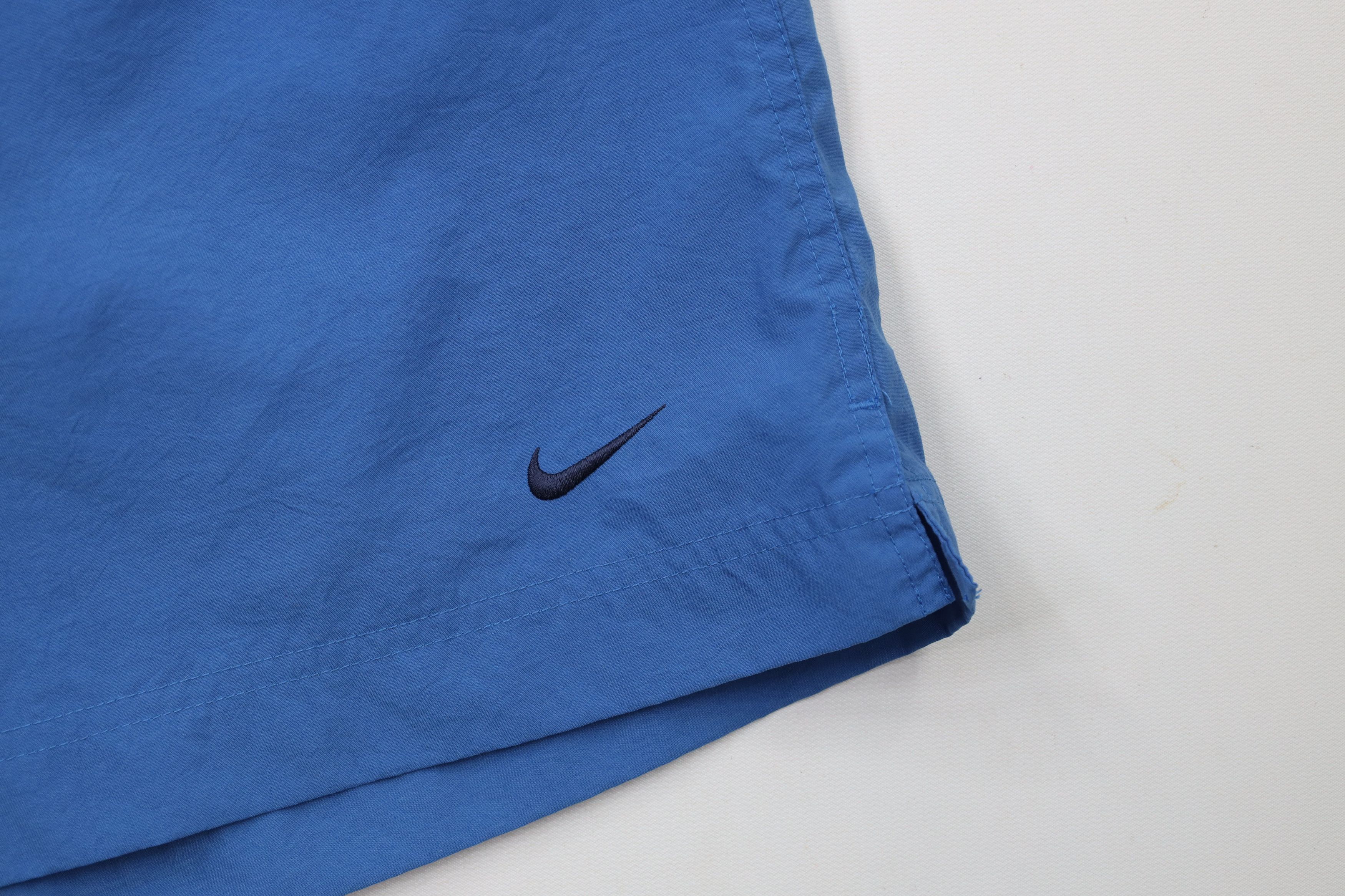 Nike × Vintage Vintage Nike Travis Scott Mini Swoosh Lined Shorts Blue Size US 36 / EU 52 - 5 Thumbnail