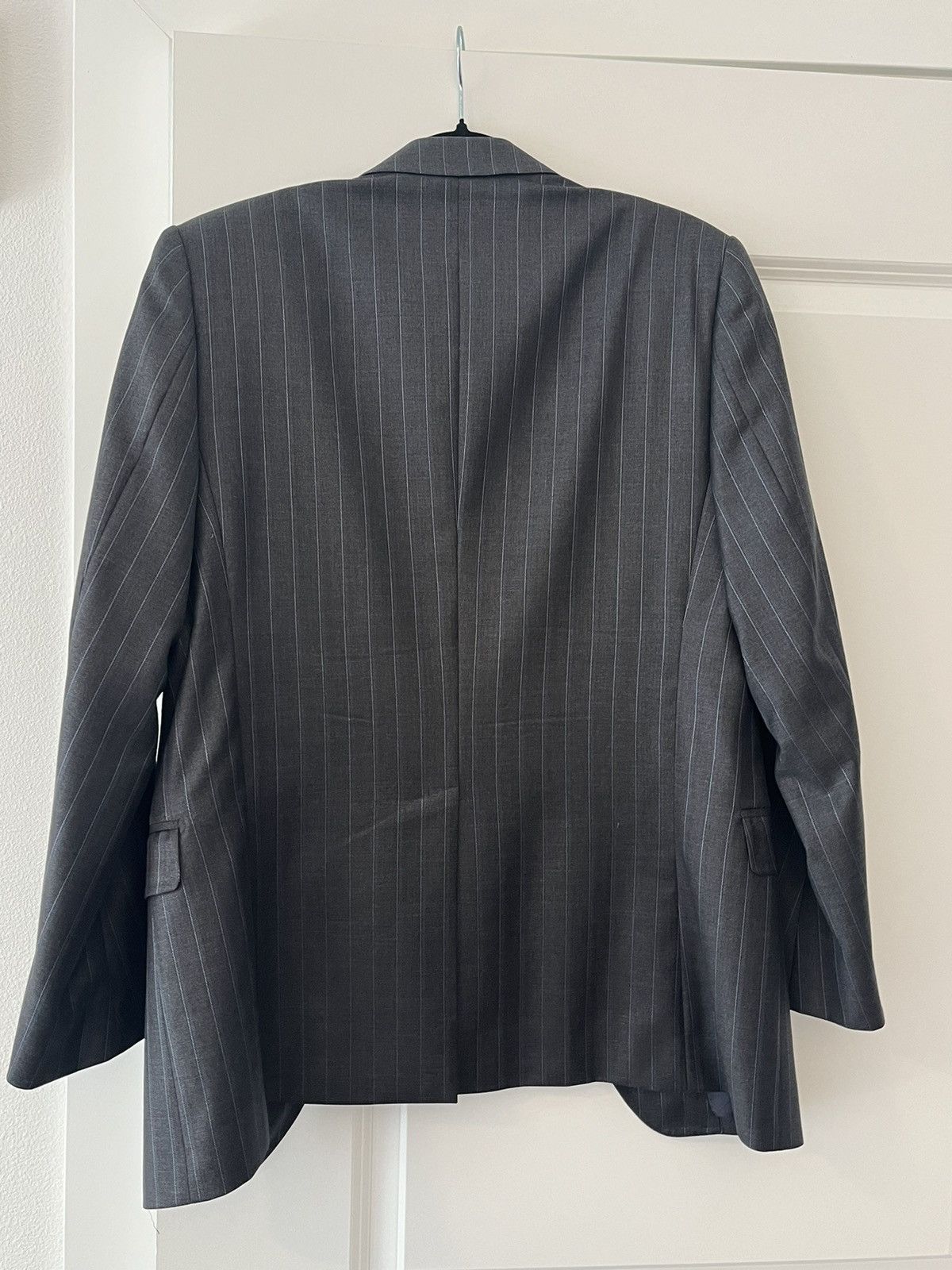 Dolce & Gabbana Dolce Gabbana Dark Grey Stripe Blazer in perfect condition Size 40R - 2 Thumbnail