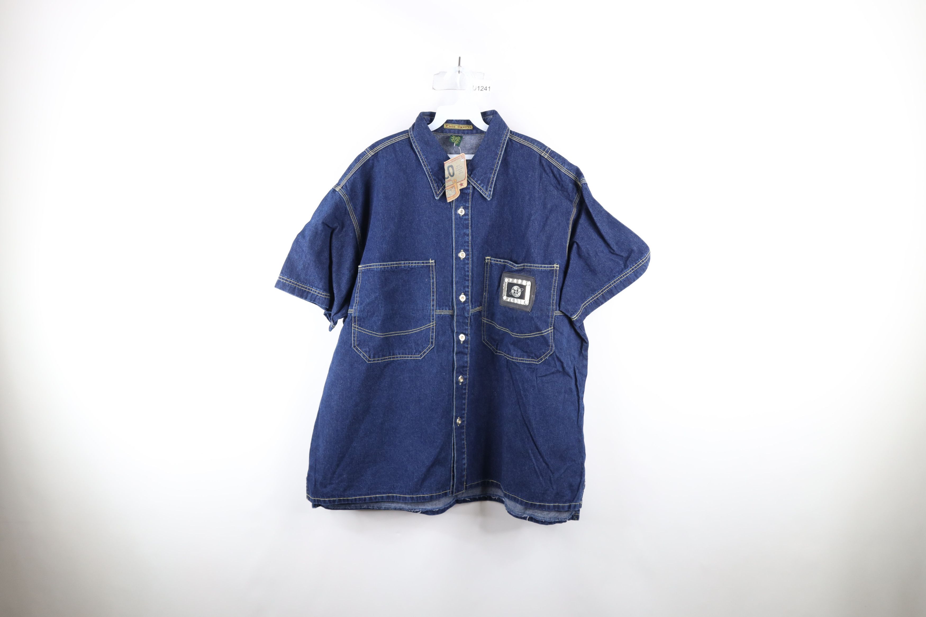 90's Paco Denim 90s PACO JEANS Super Baggy Cargo Denim