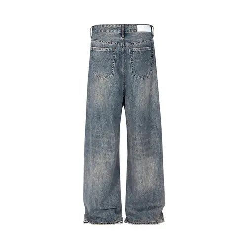 VIBE Y2k high street washed blue jeans pants oversized Size US 34 / EU 50 - 2 Thumbnail