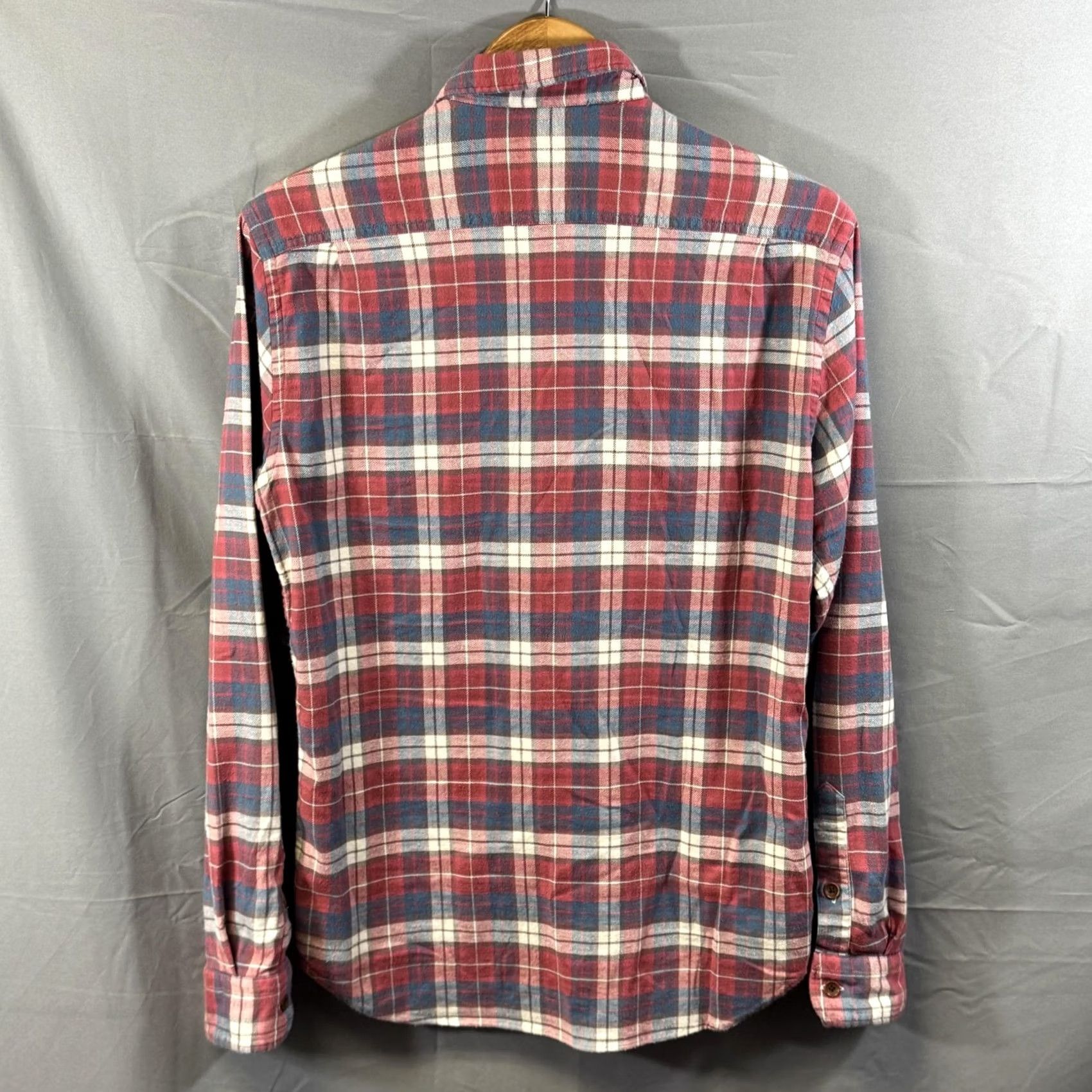 Faherty Faherty Brand Shirt Mens Medium Red Blue Plaid Button-Down Long Sleeve Casual Size US M / EU 48-50 / 2 - 2 Thumbnail