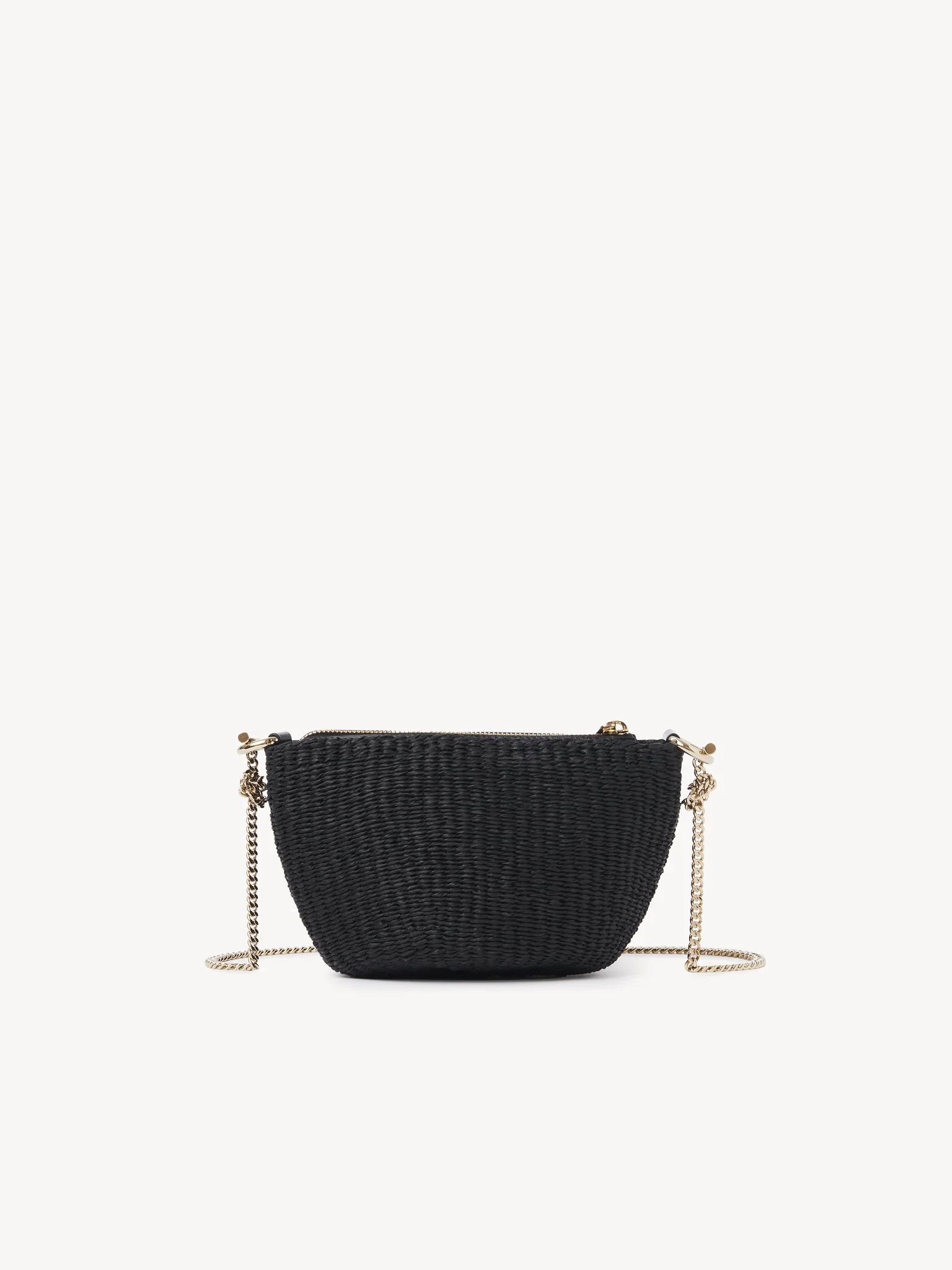 Chloe oc11z0525 Size: OS / Mini Basket Bag With Chain in Black Size ONE SIZE - 4 Thumbnail