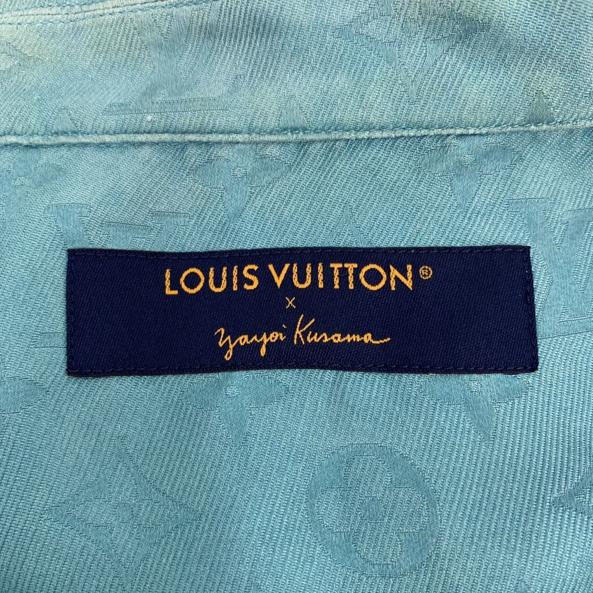 Louis Vuitton Louis Vuitton xYayoi Kusama Blue Shirt Size US L / EU 52-54 / 3 - 6 Thumbnail