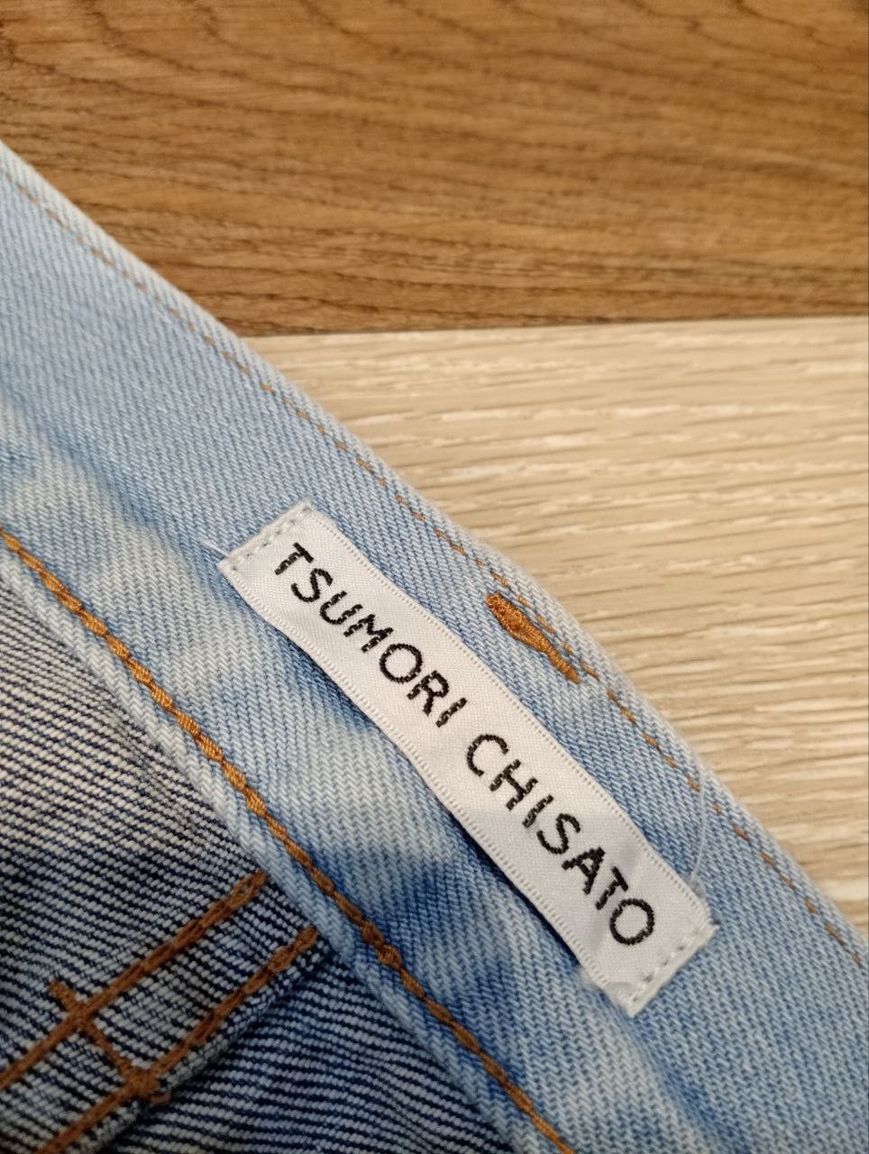 Tsumori Chisato VINTAGE TSUMORI CHISATO ISSEY MIYAKE BLUE DENIM PANTS Size US 30 / EU 46 - 6 Thumbnail
