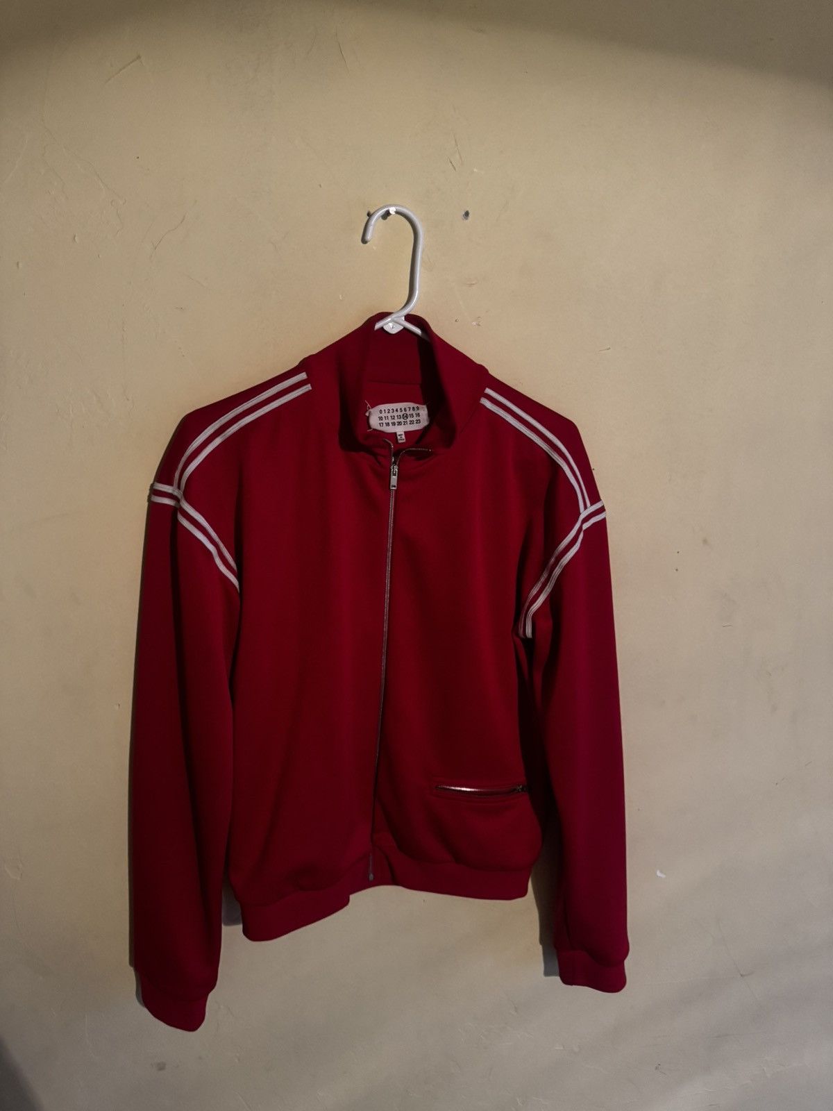 Maison Margiela Maison Margiela Red Track Jacket Size US M / EU 48-50 / 2 - 4 Thumbnail