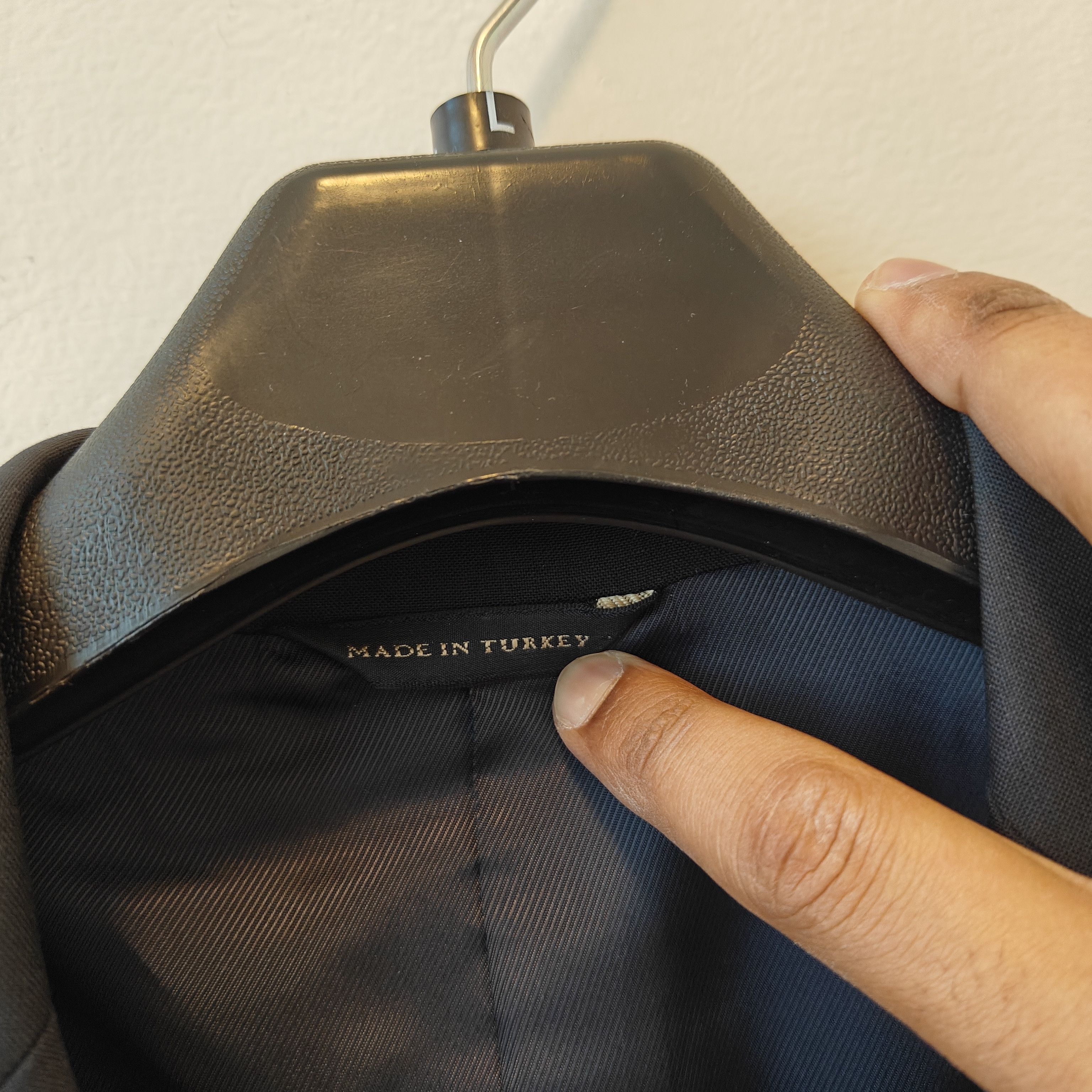 Banana Republic 2000s wool navy suit full set $800 Size 38R - 9 Thumbnail
