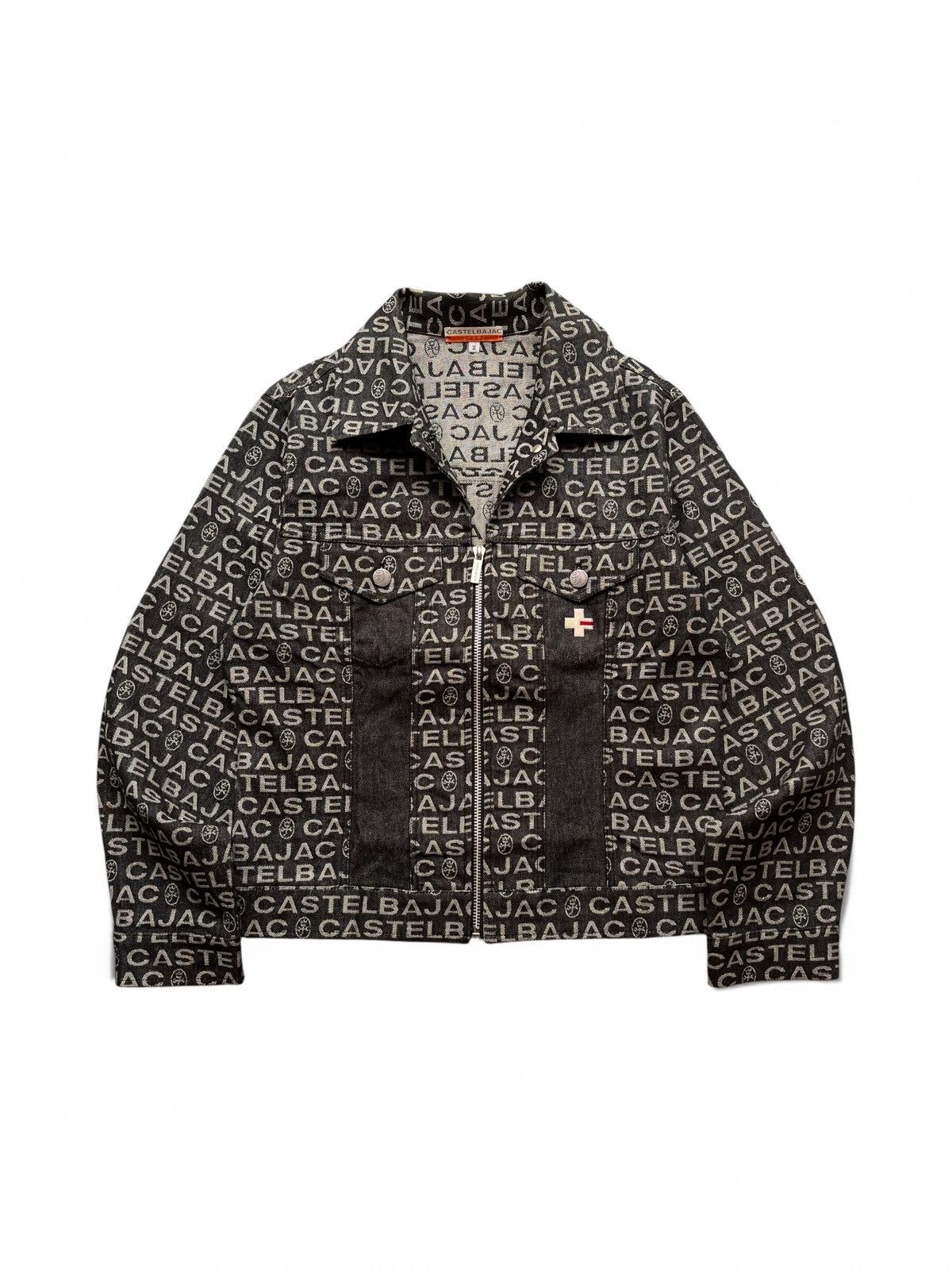 Jean Charles De Castelbajac Castel Bajac Sport Denim Jacket Size US M / EU 48-50 / 2 - 2 Thumbnail