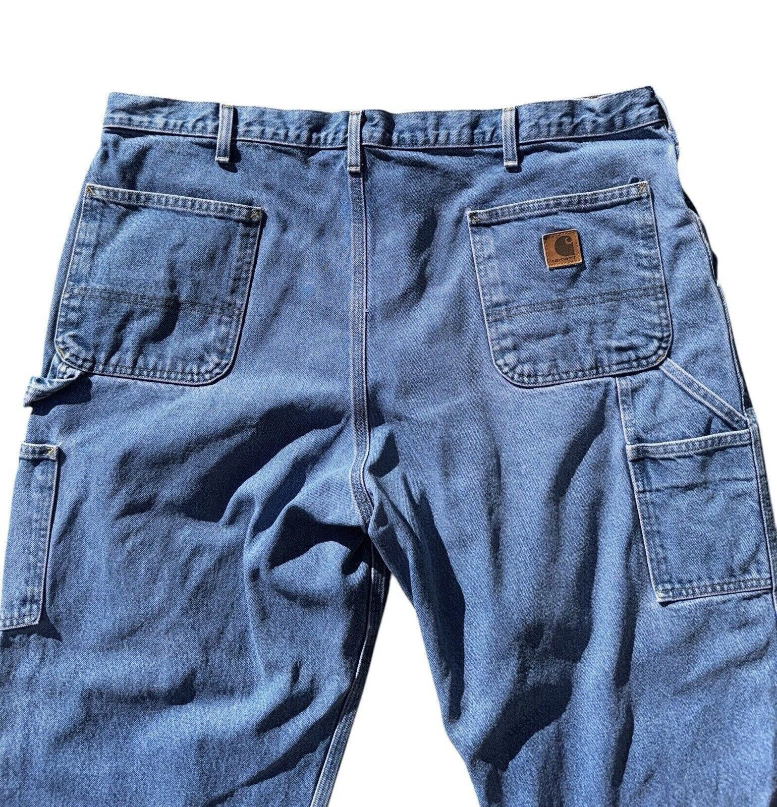 Carhartt Vintage Carhartt Original Fit Carpenter Jeans 42x30 Size US 42 / EU 58 - 6 Thumbnail