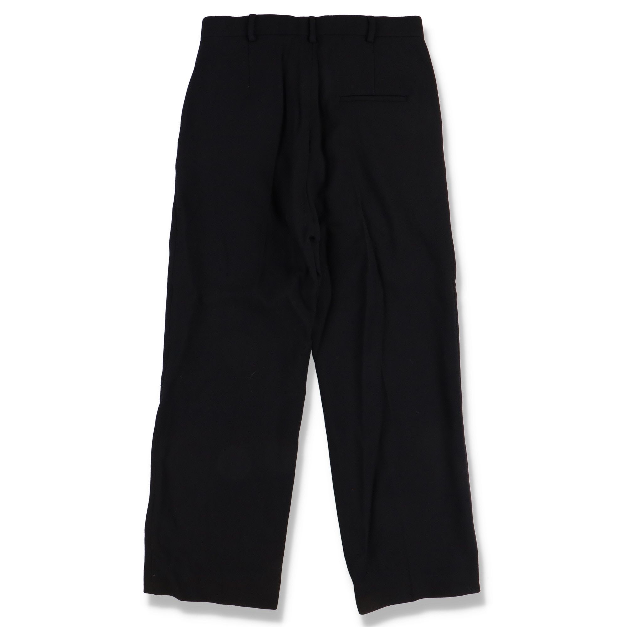 Casablanca Black High-Waisted Merino Wool Pleated Trousers Size US 38 / EU 54 - 7 Thumbnail