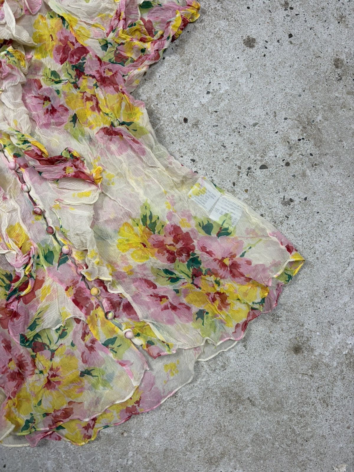 Ralph Lauren Ralph Lauren Mainline Silk Floral Print Blouse Shirt Size M / US 6-8 / IT 42-44 - 4 Thumbnail