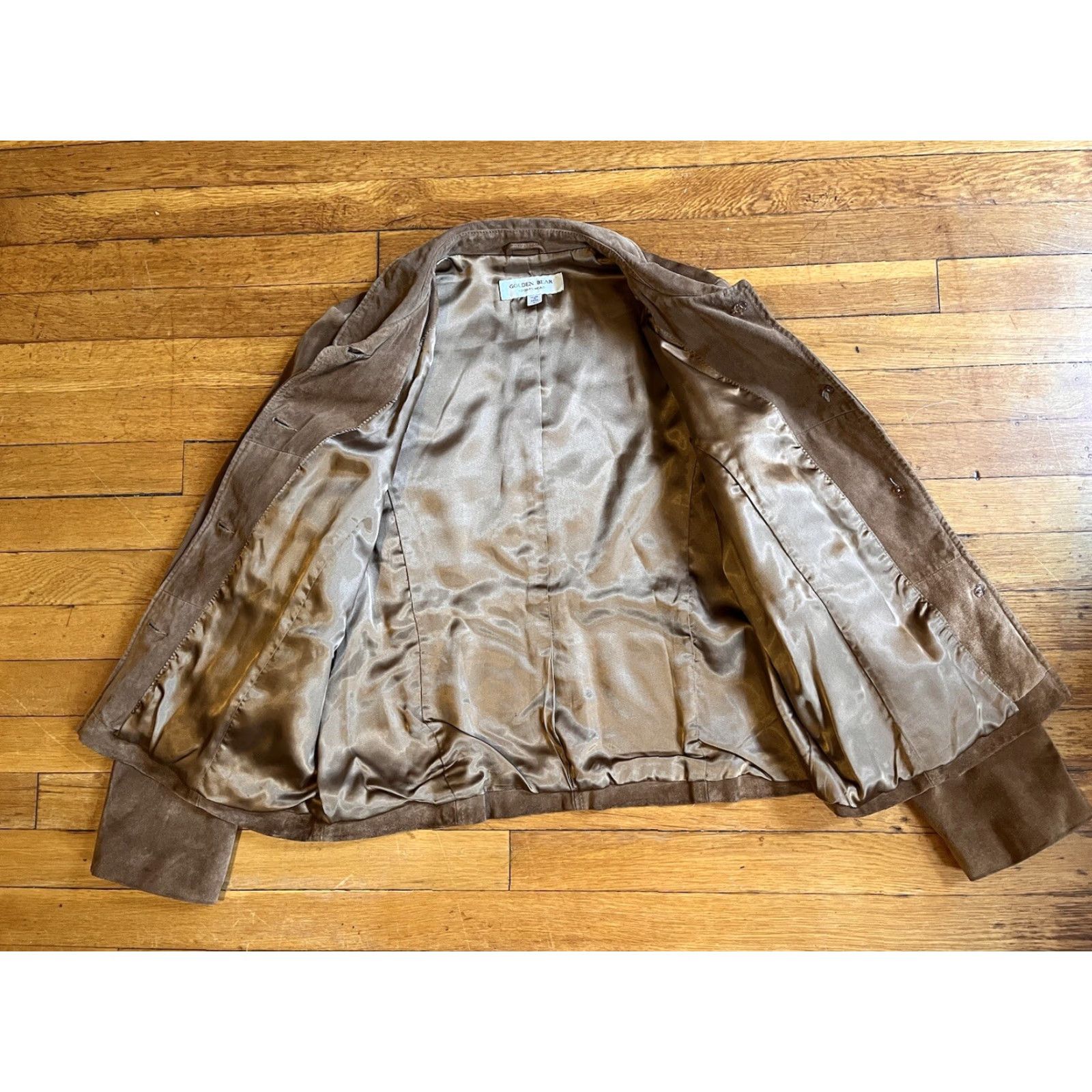 Golden Bear VINTAGE Golden Bear Sportswear Suede Jacket Women’s Large Brown Size L / US 10 / IT 46 - 5 Thumbnail