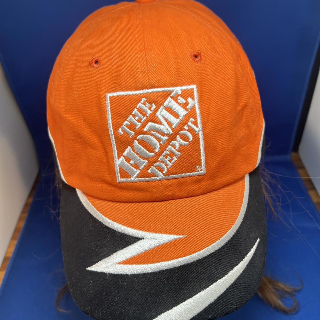 Designer The Home Depot Orange Cap with Gray Accents - NASCAR Racing Size ONE SIZE - 3 Thumbnail
