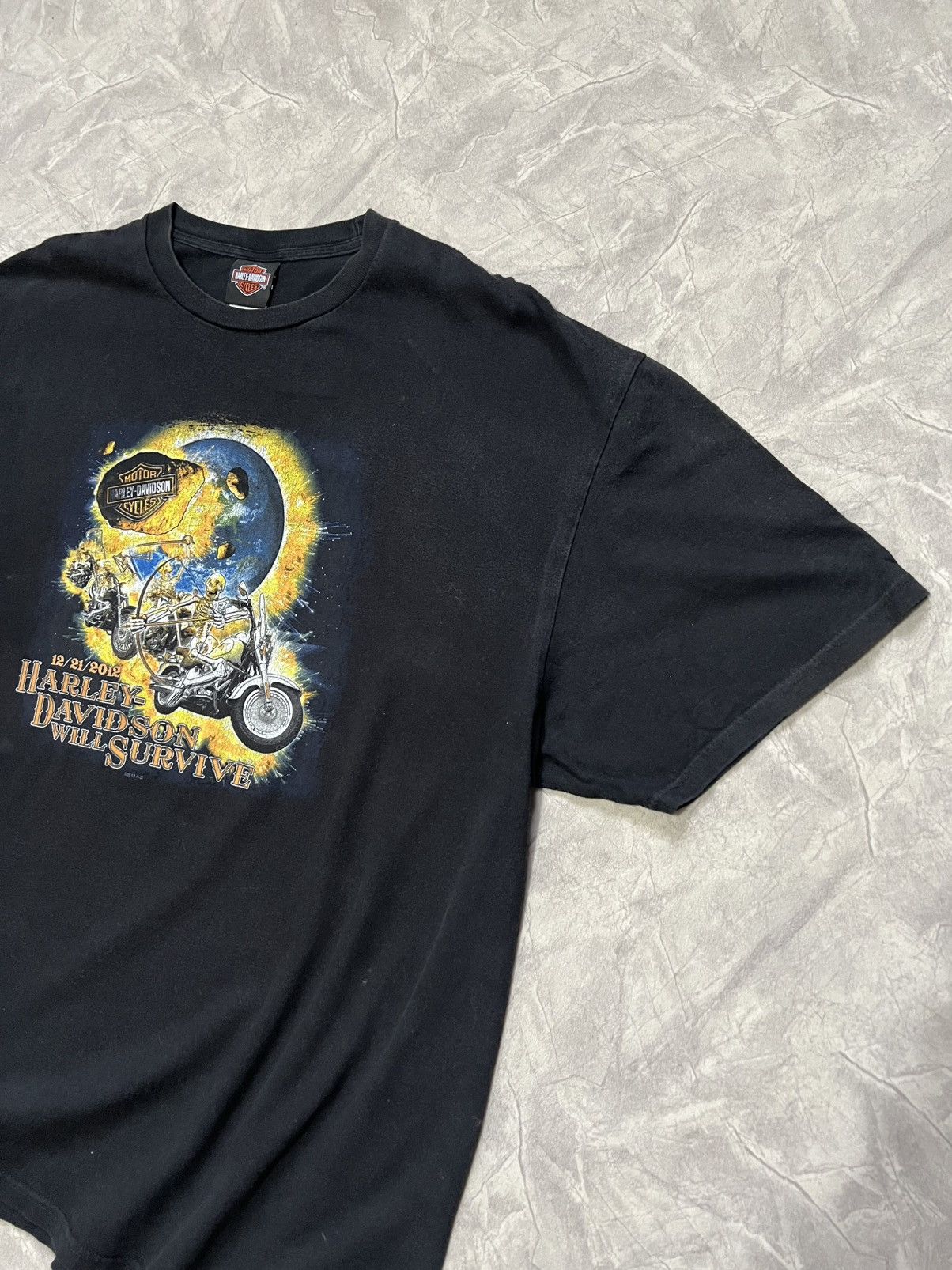 Harley Davidson Harley Davidson Black Tee Size US XXL / EU 58 / 5 - 4 Thumbnail