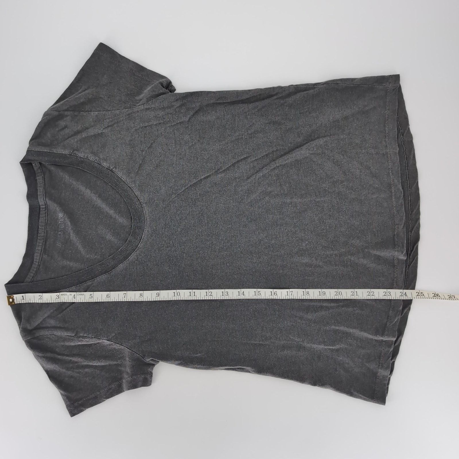 Zadig & Voltaire Zadig & Voltaire Tiny Slub Overdyed T-Shirt - Size S - NWOT Size S / US 4 / IT 40 - 10 Thumbnail