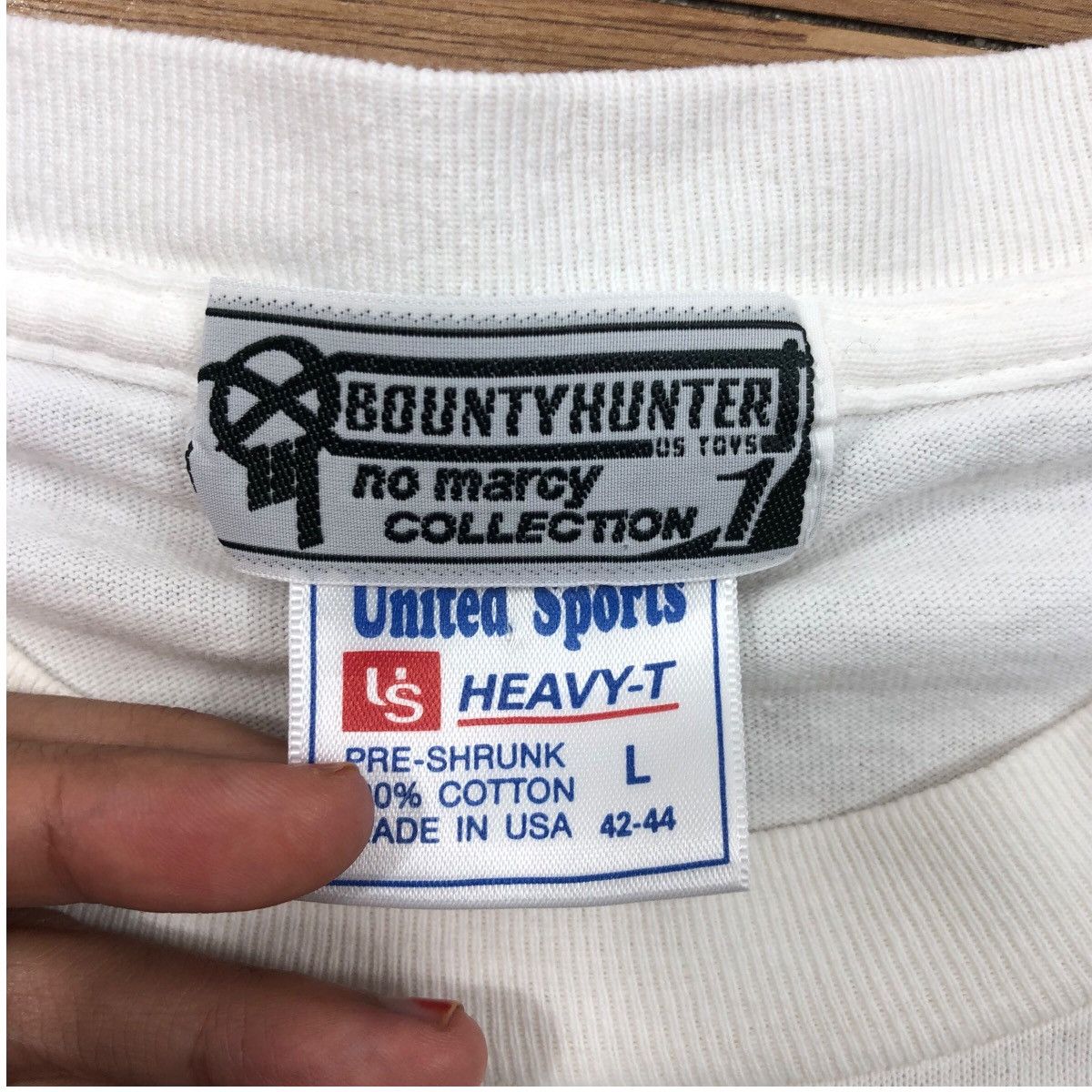 Bounty Hunter × Japanese Brand × Vintage Pick!! Vtg 90's BOUNTY HUNTER Top Tee Tshirt Size US M / EU 48-50 / 2 - 5 Thumbnail