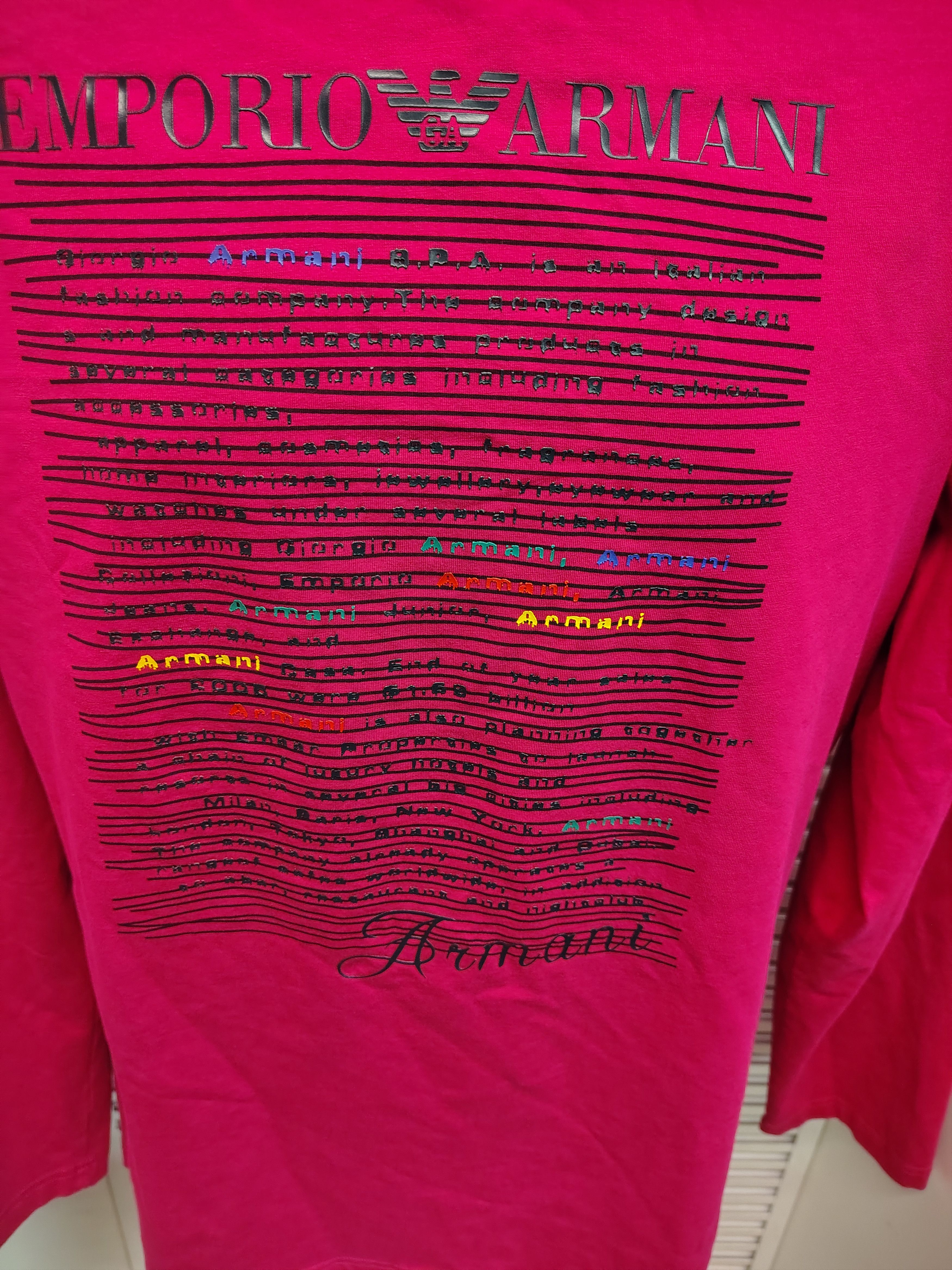 Emporio Armani Vintage Retro Emporio Armani Long Sleeve Size US L / EU 52-54 / 3 - 4 Thumbnail