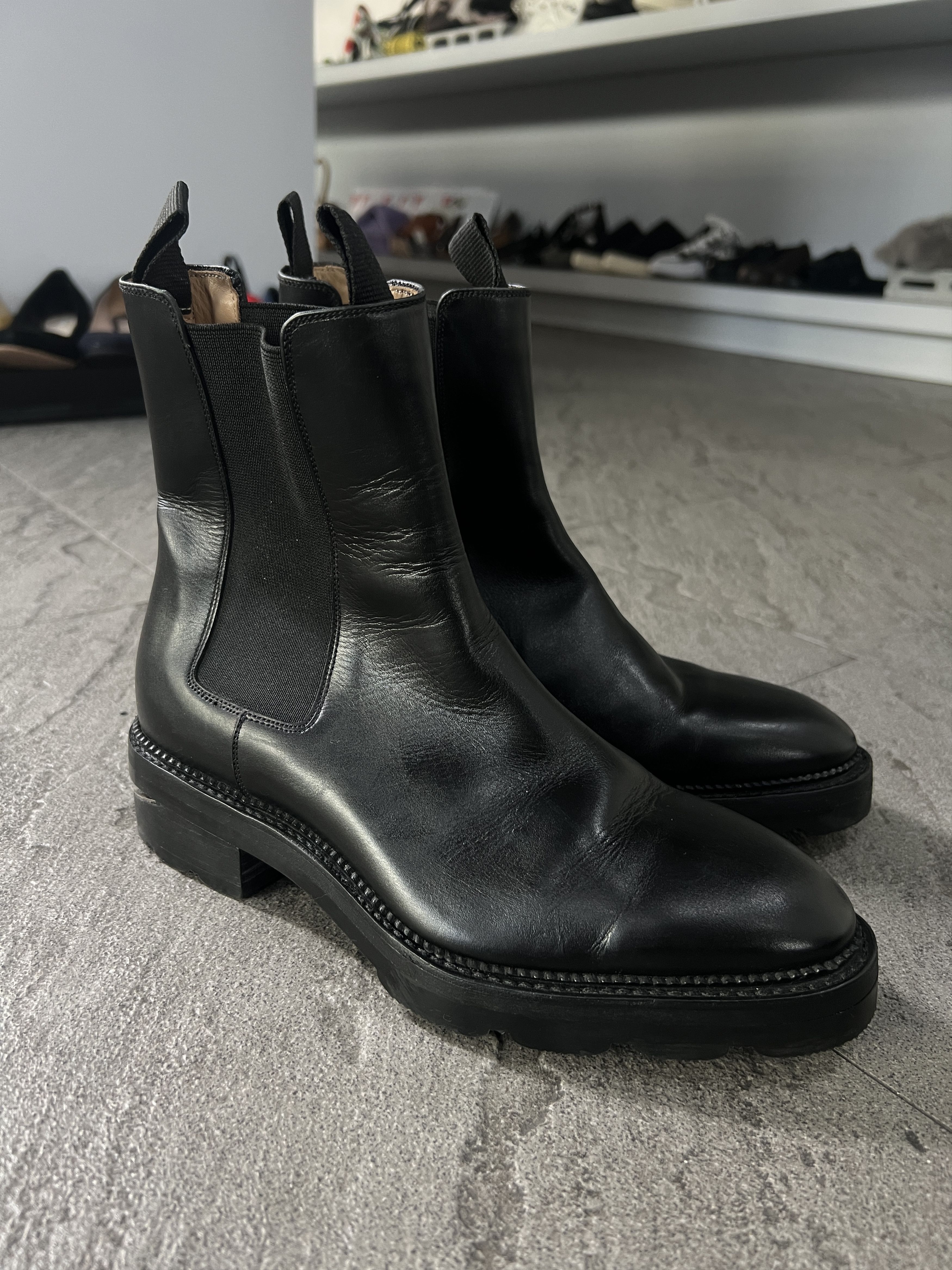 Alexander Wang Alexander Wang Chelsea Boots Black Leather EU37.5 Size US 7.5 / IT 37.5 - 5 Thumbnail